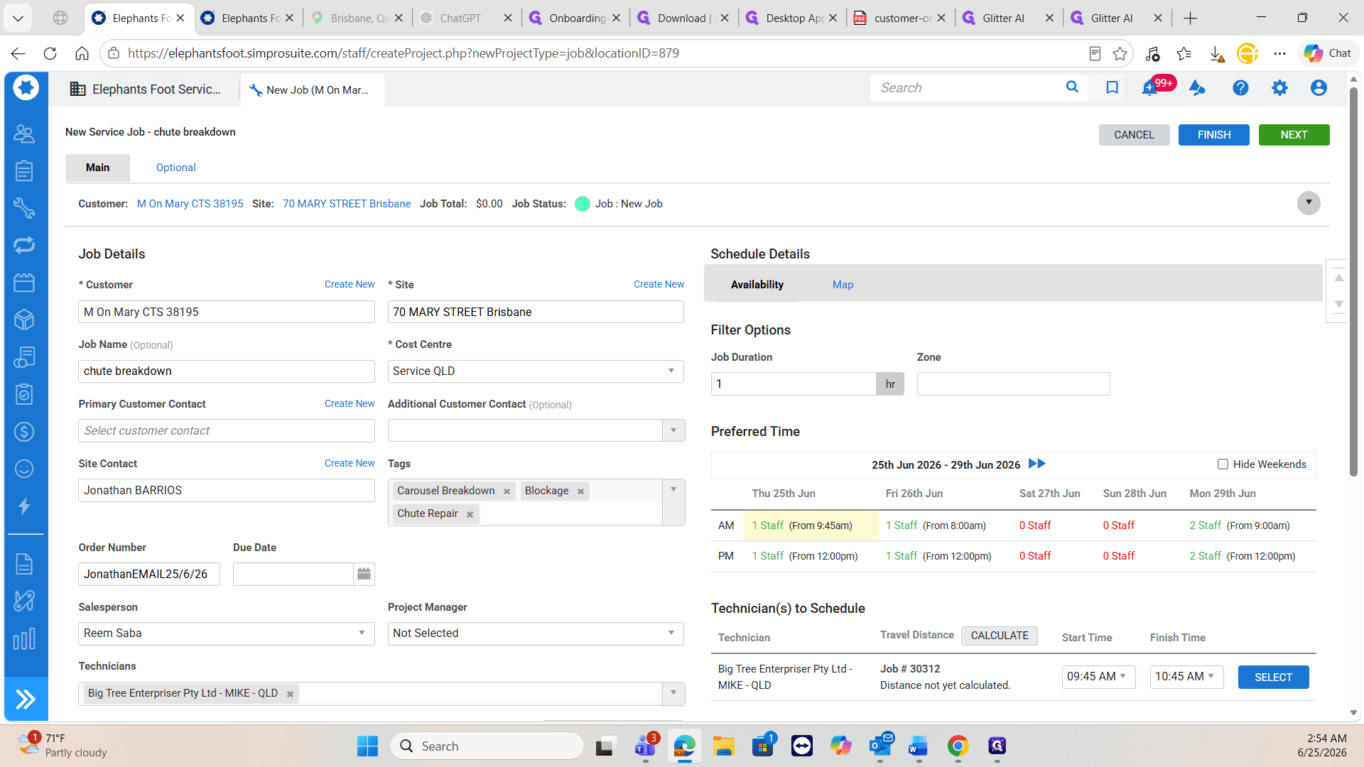 Step #15: Click NEXT to proceed with scheduling.