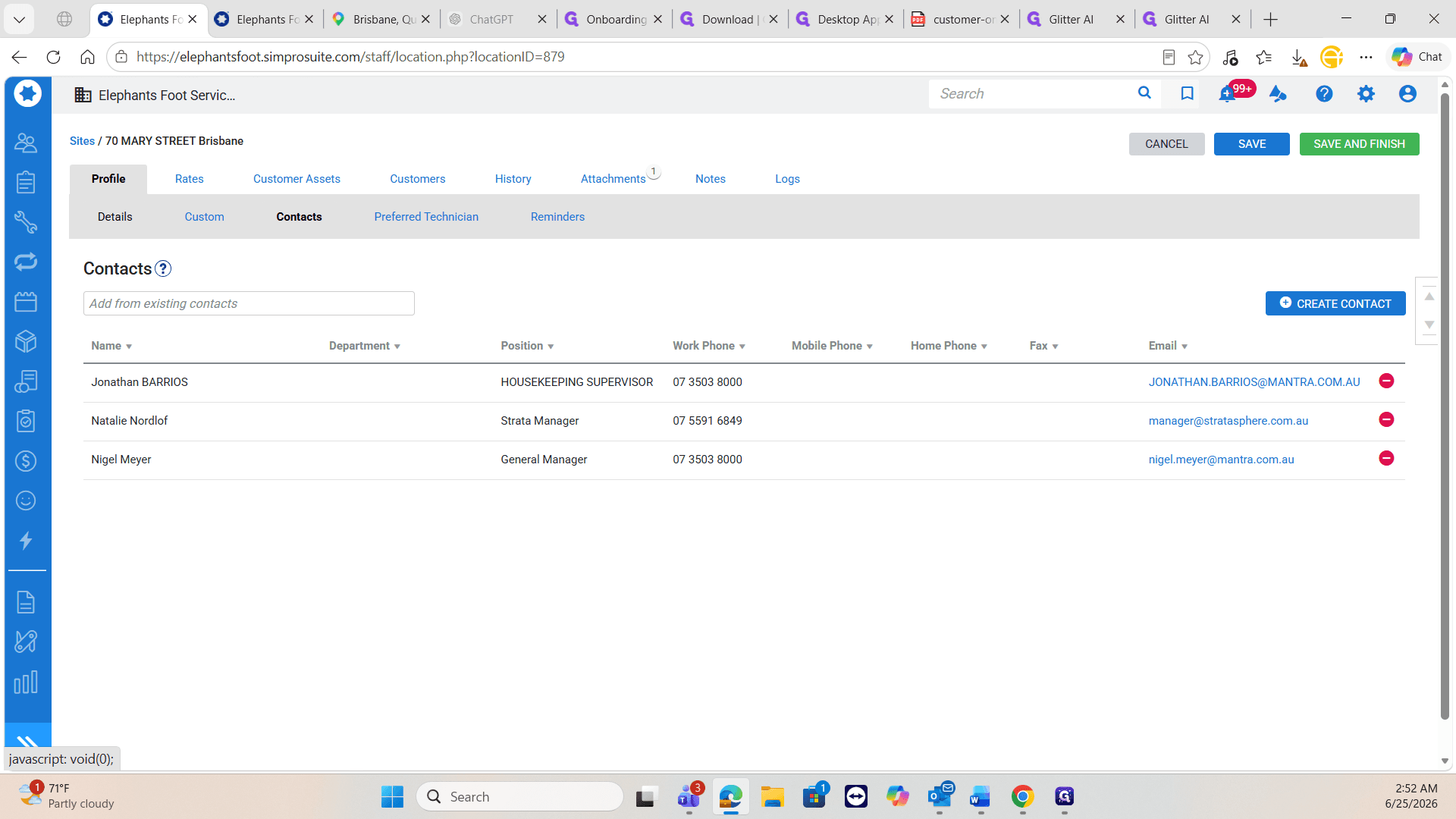 Step #8: Click Details to return to the main site overview.
