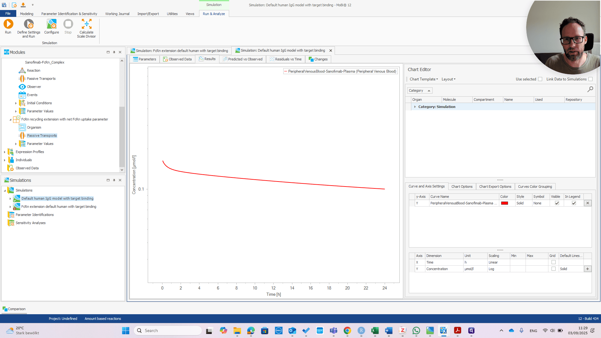 Step #59: Click on the default model, then parameters