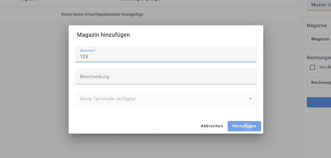 Step #5: Erfassen Sie das Magazin