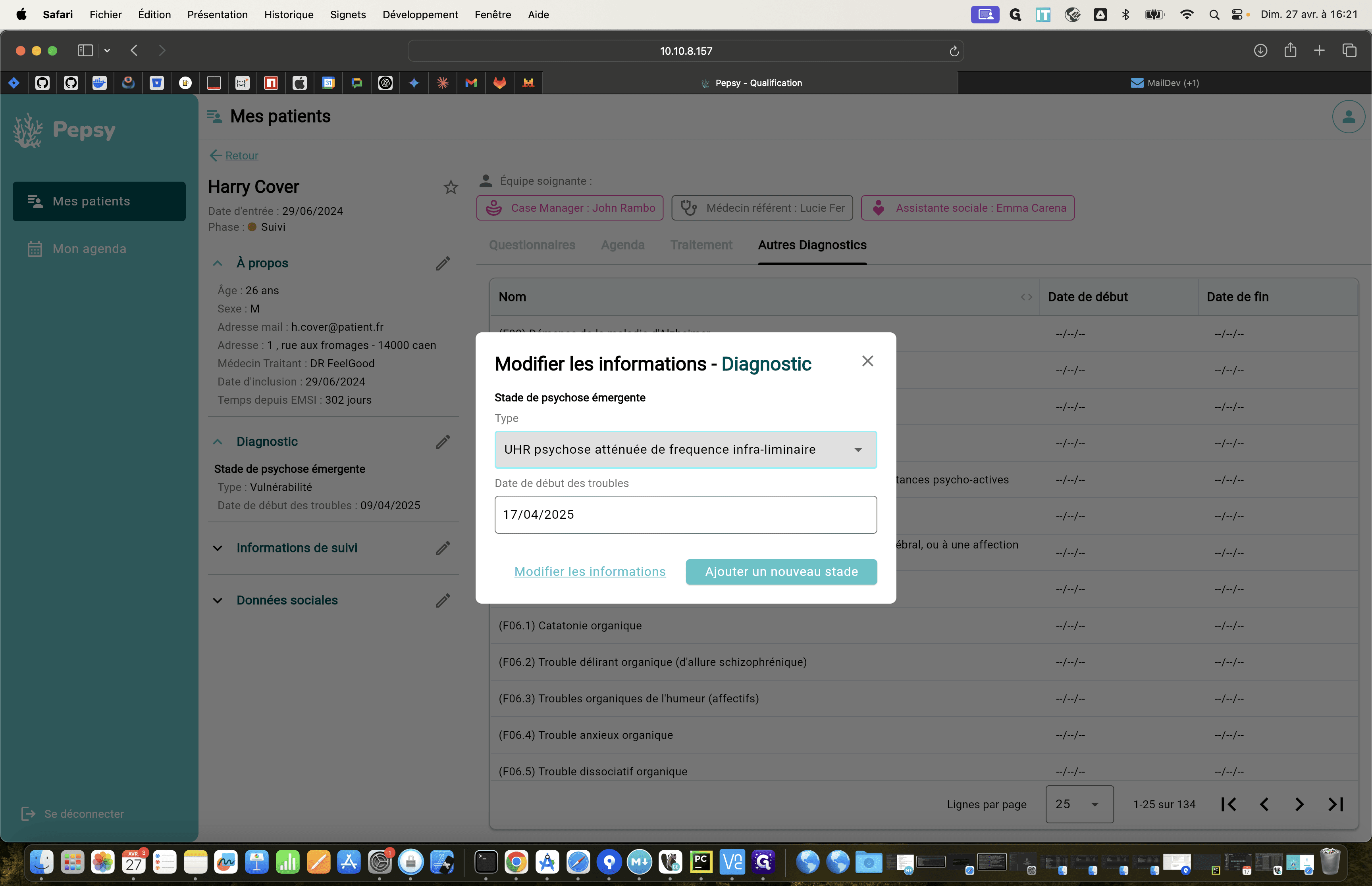 Step #103: Cliquez sur "Ajouter un nouveau stade".