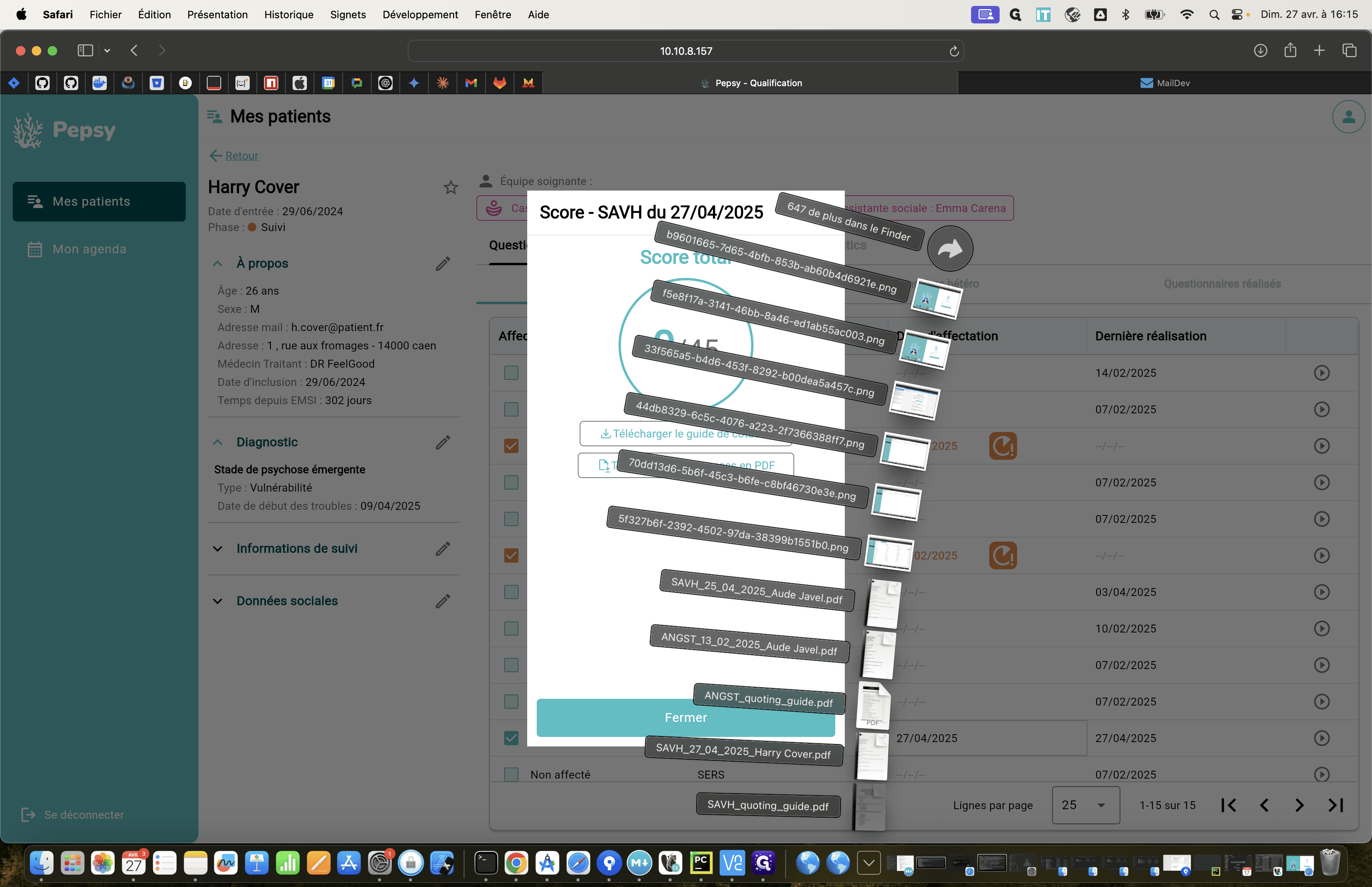 Step #33: Le pdf est automatiquement sauvegardé dans votre répertoire de téléchargement.