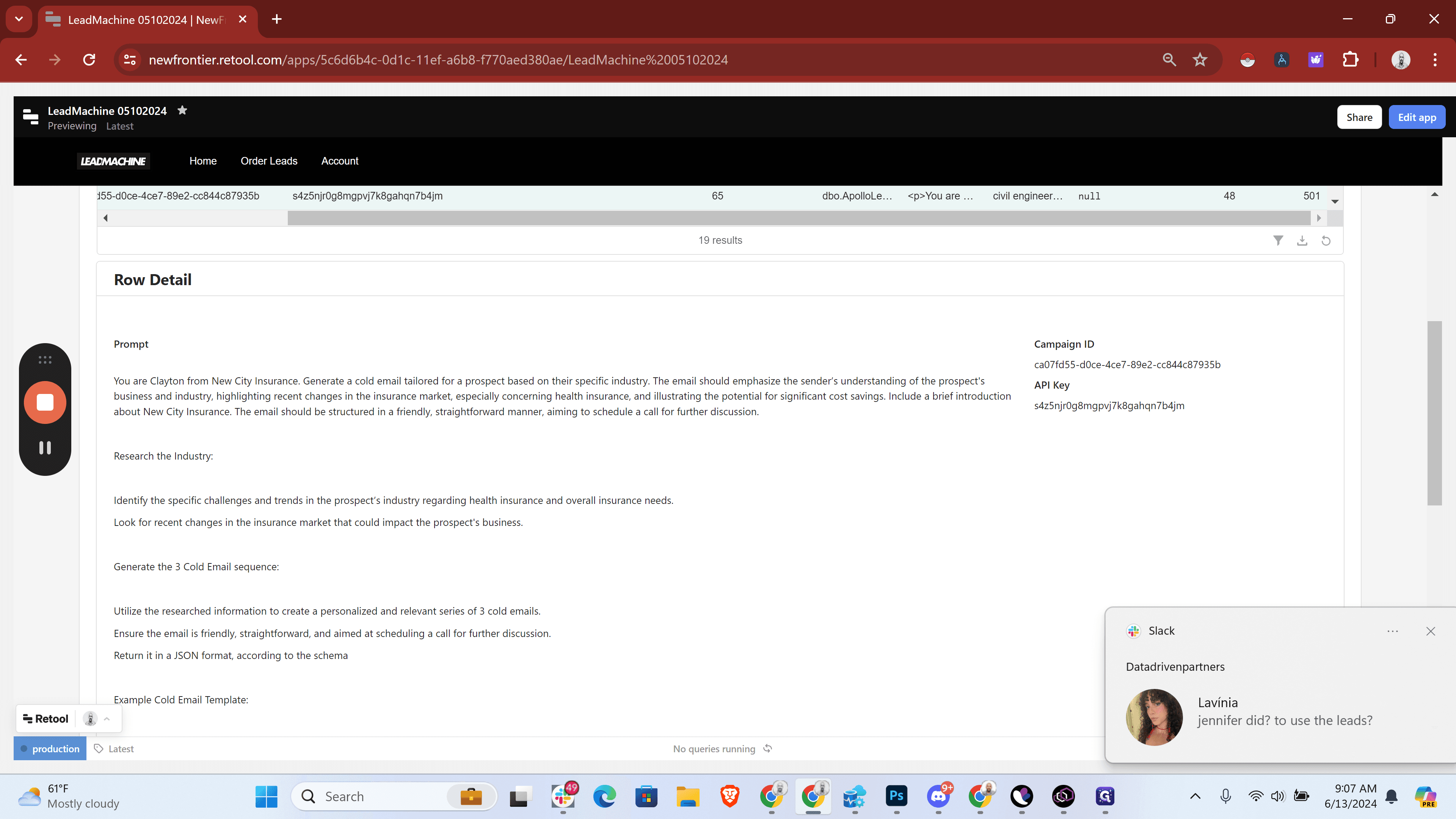 Step #8: I highlight the prompt and copy it by pressing control+c