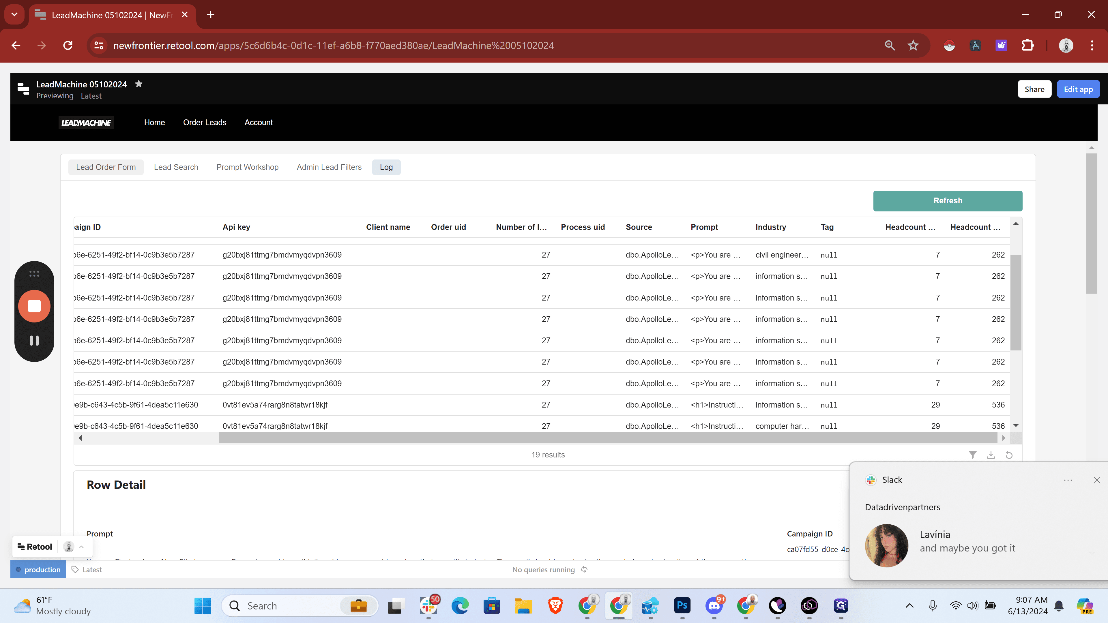 Step #9: Click "Lead Order Form"
