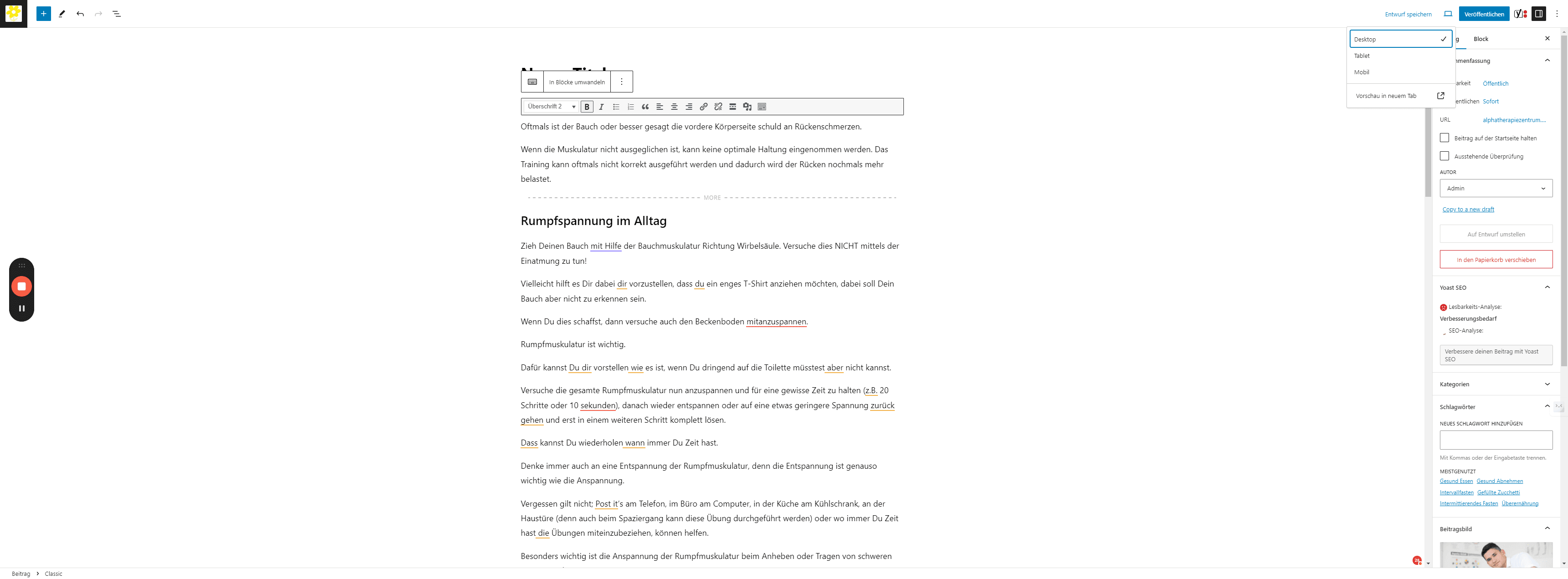 Step #16: Klicken Sie auf "Vorschau in neuem Tab"