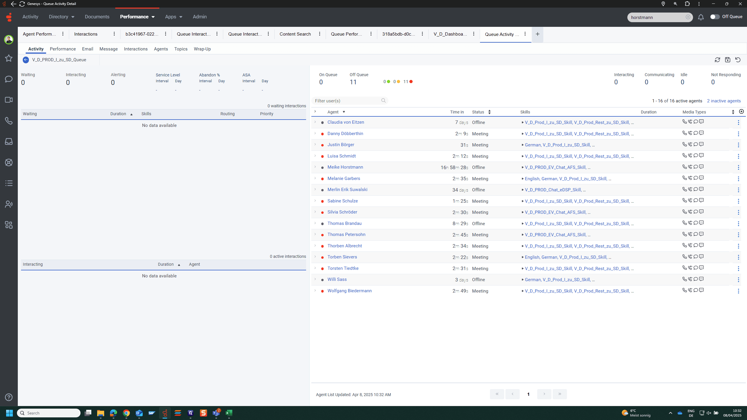 Step #10: Click on "2 inactive agents"