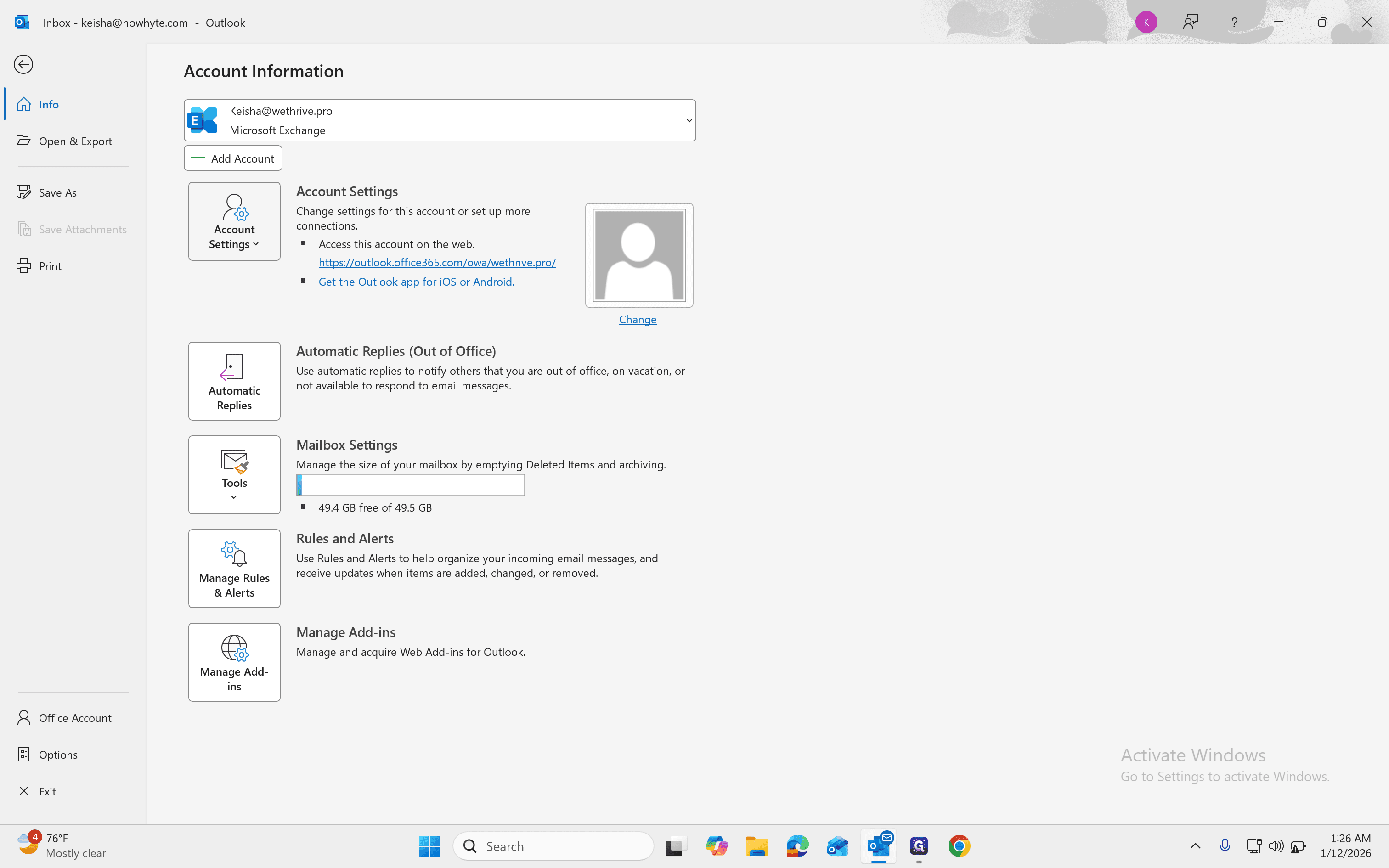 Step #18: Go to File, then Accounts and Settings. Select Accounts and Settings again, and choose a mailbox.Select Accounts and Settings again, and choose a mailbox.Select Accounts and Settings again, and choose a mailbox.Select Accounts and Settings again, and choose a mailbox.