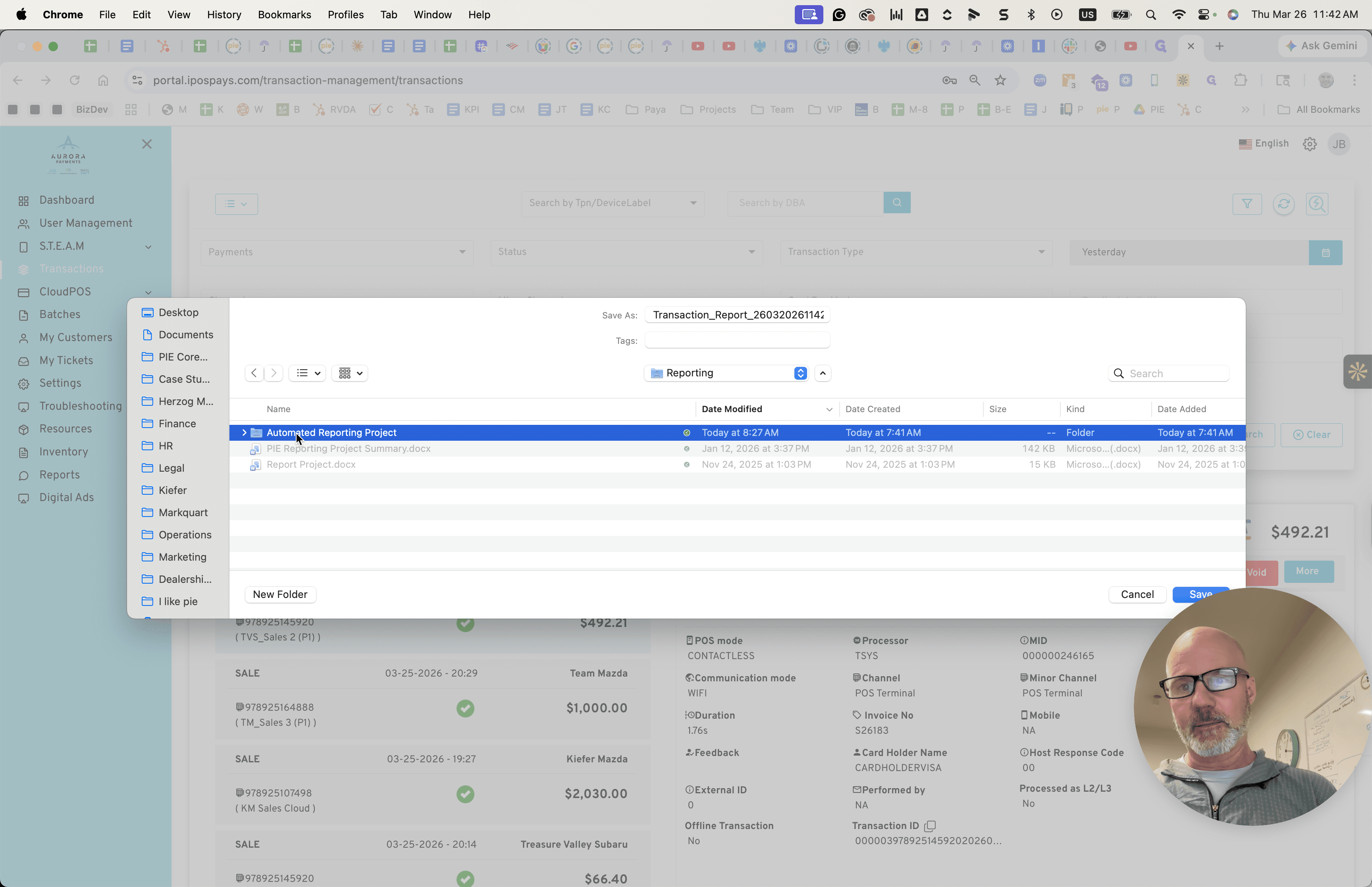 Step #24: Double-click on "Automated Reporting"