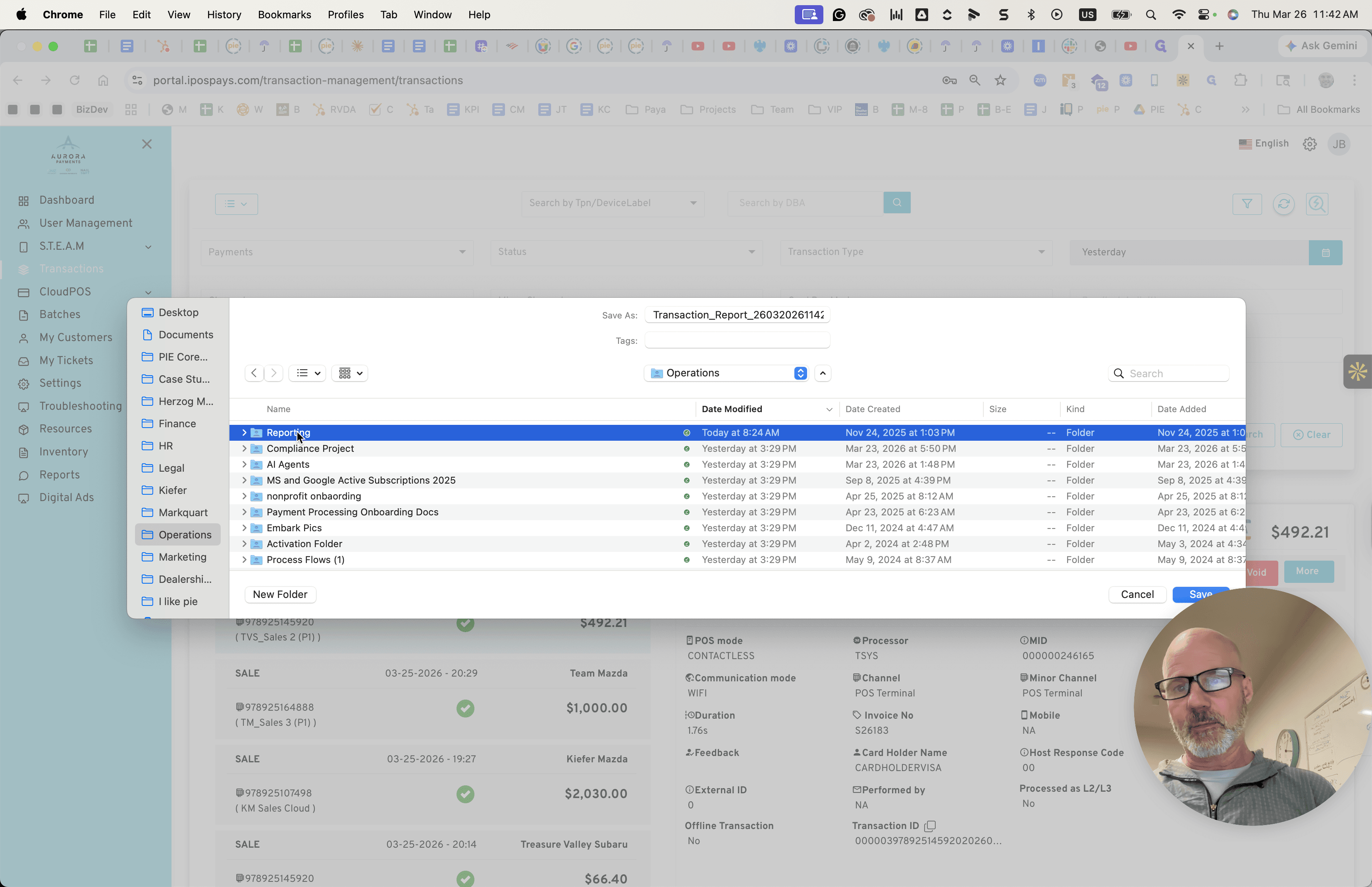 Step #23: Double-click on "Reporting"