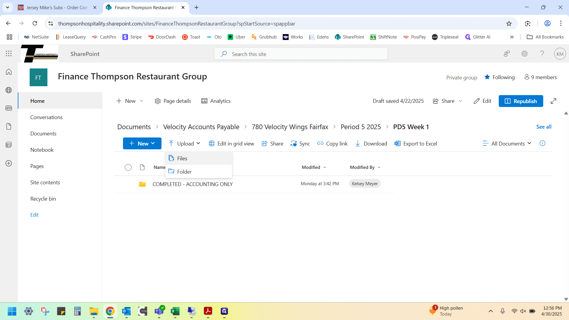 Step #5: Click on "Files" and choose the file you would like to upload
