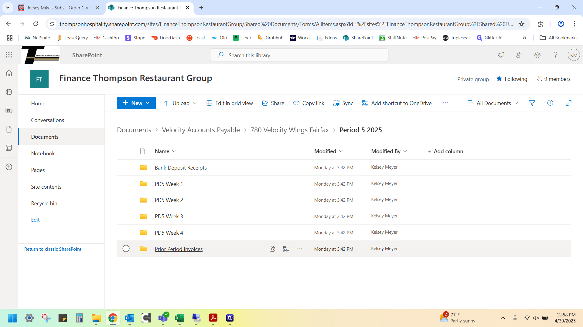 Step #6: Click on "Prior Period Invoices"