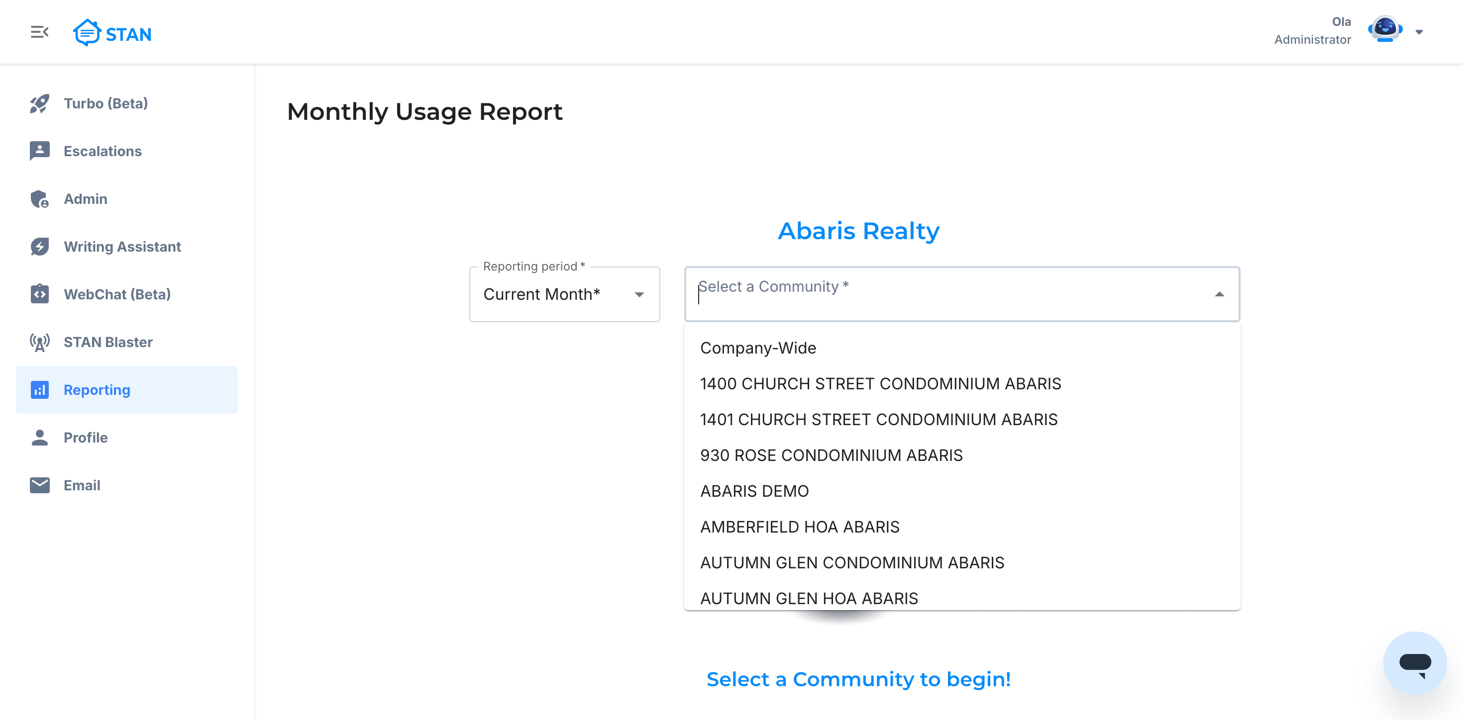 Step #9: And then click on "Select a Community."Example: "GROSVENOR PARK TOWNHOUSE CONDOMINIUM ABARIS."