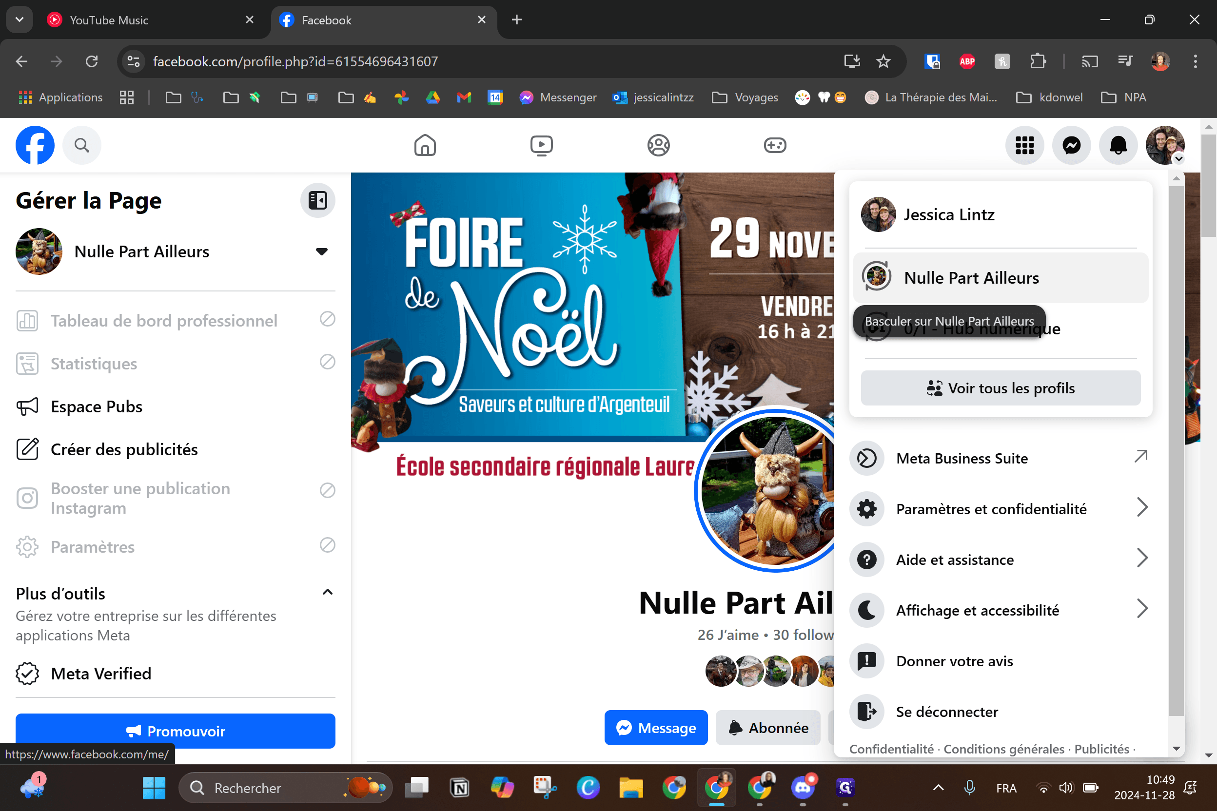 Step #2: Cliquez sur "Nulle Part Ailleurs"