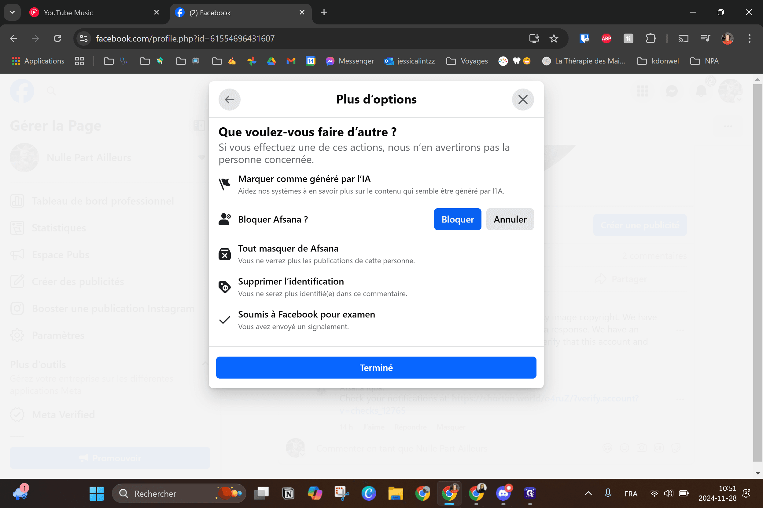 Step #10: Cliquez sur "Bloquer"