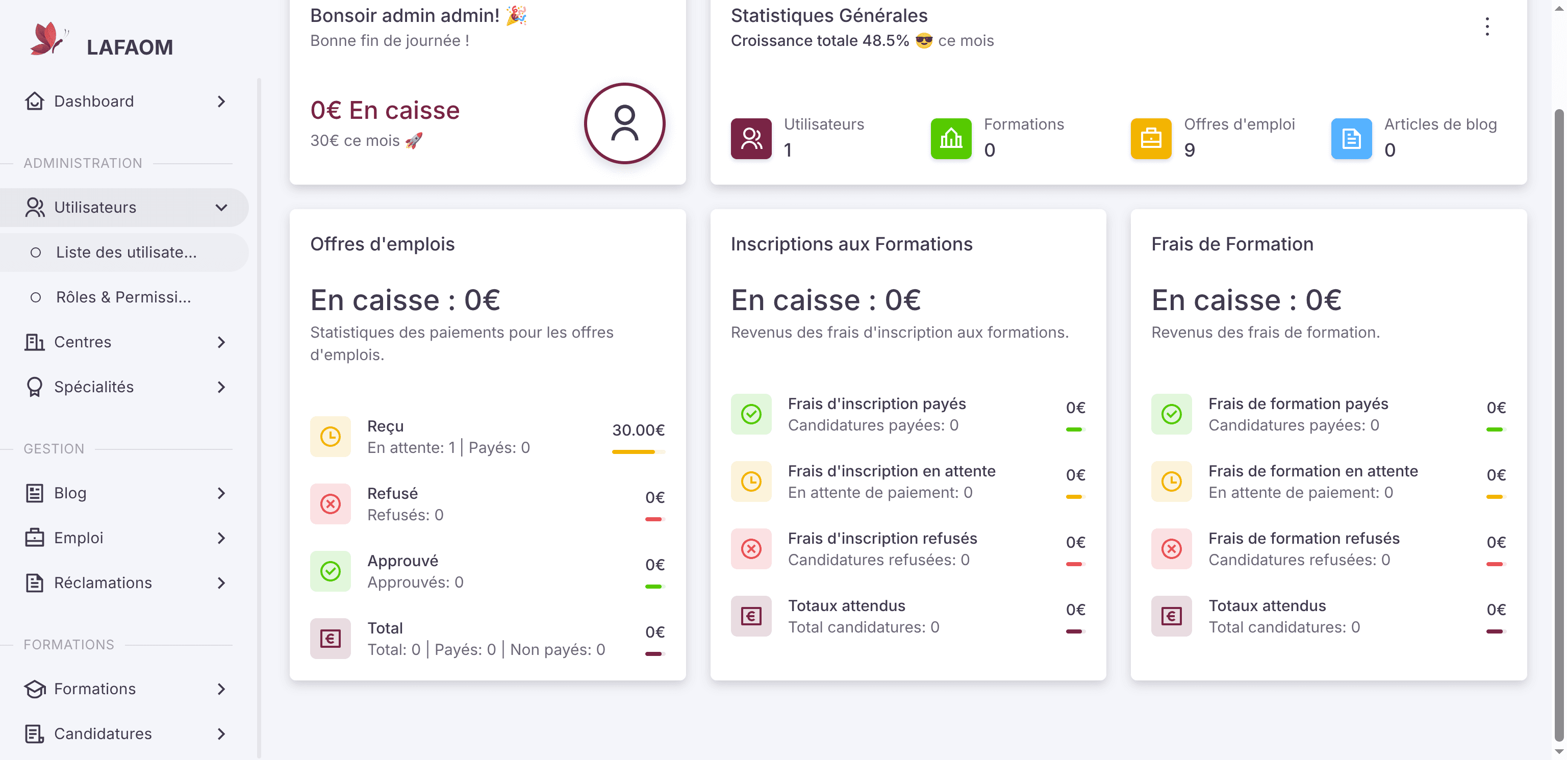 Step #6: Cliquez sur "Liste des utilisate"