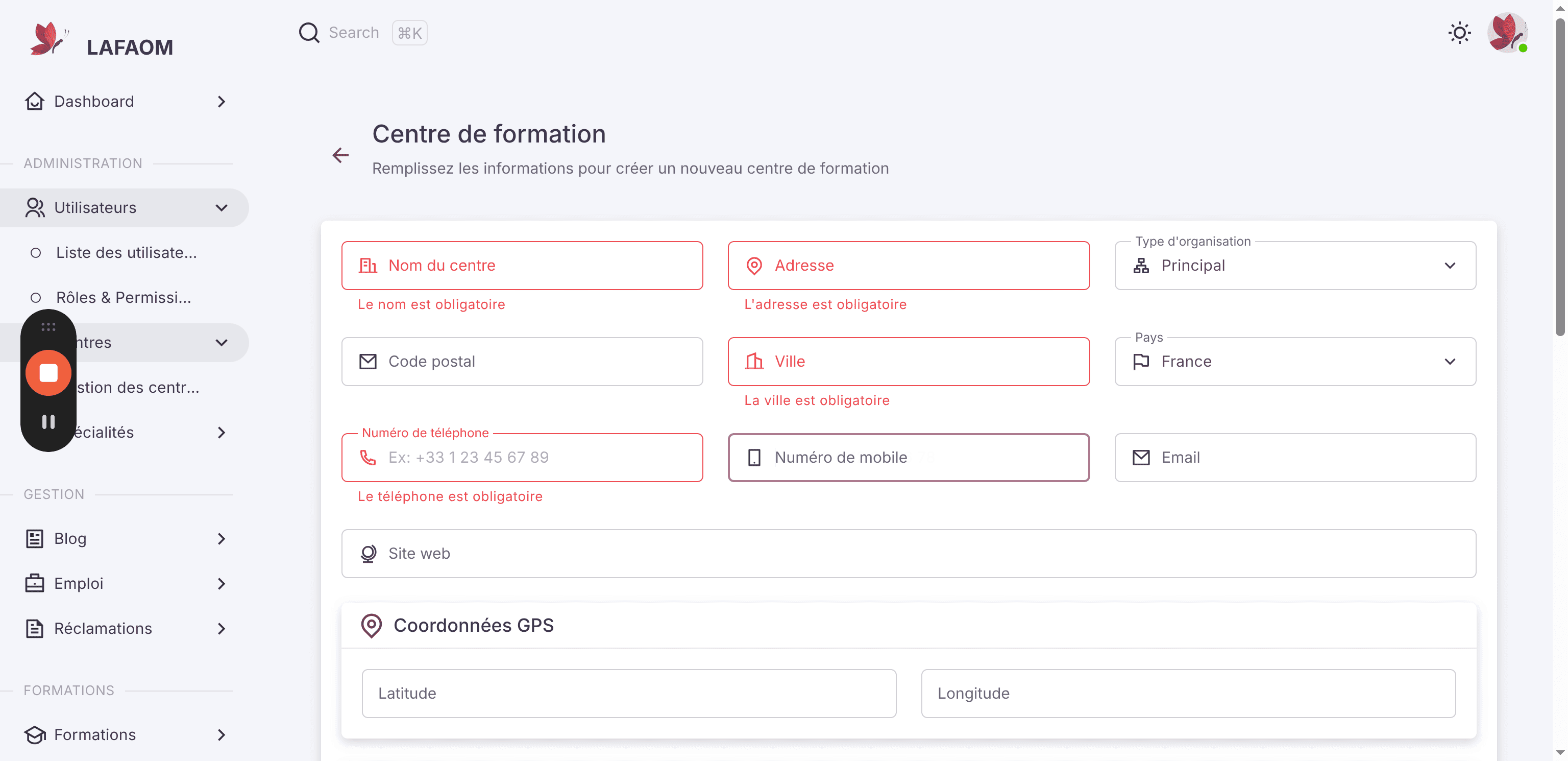 Step #27: Cliquez sur "Numéro de mobile"