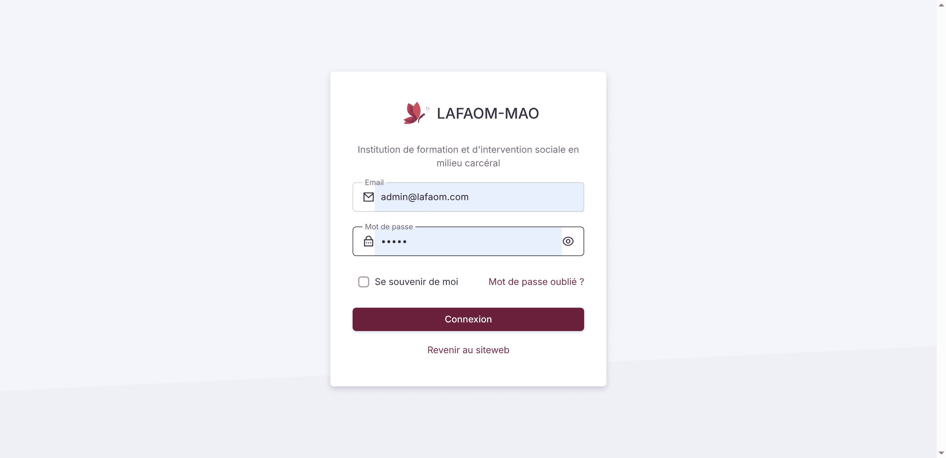 Step #4: Cliquez sur "Connexion"