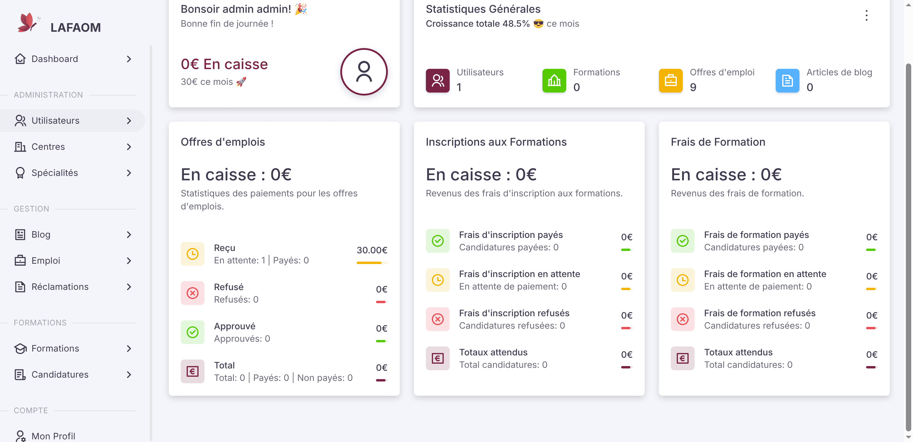 Step #5: Cliquez sur "Utilisateurs"