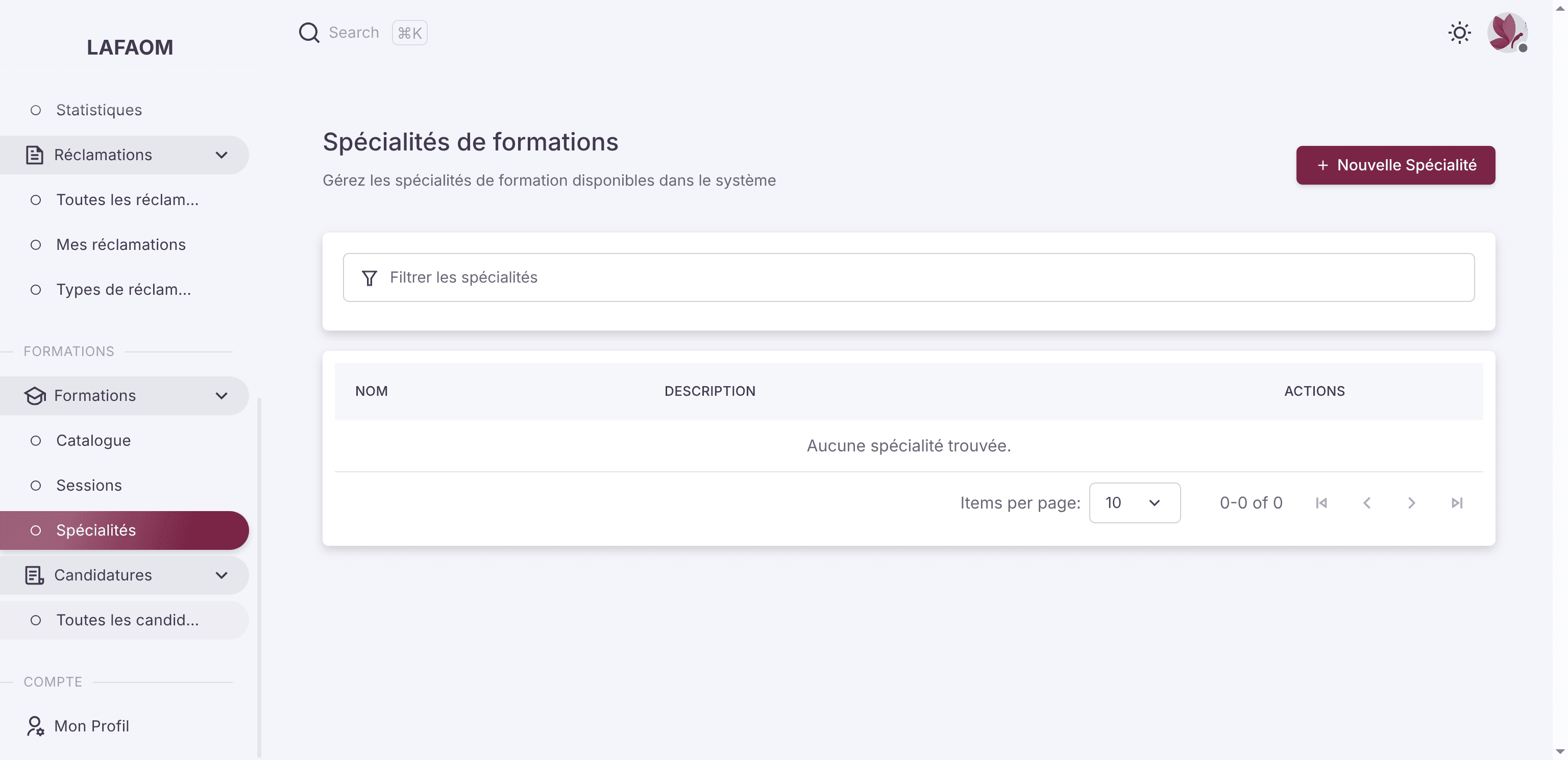 Step #88: Cliquez sur "Toutes les candid ..."