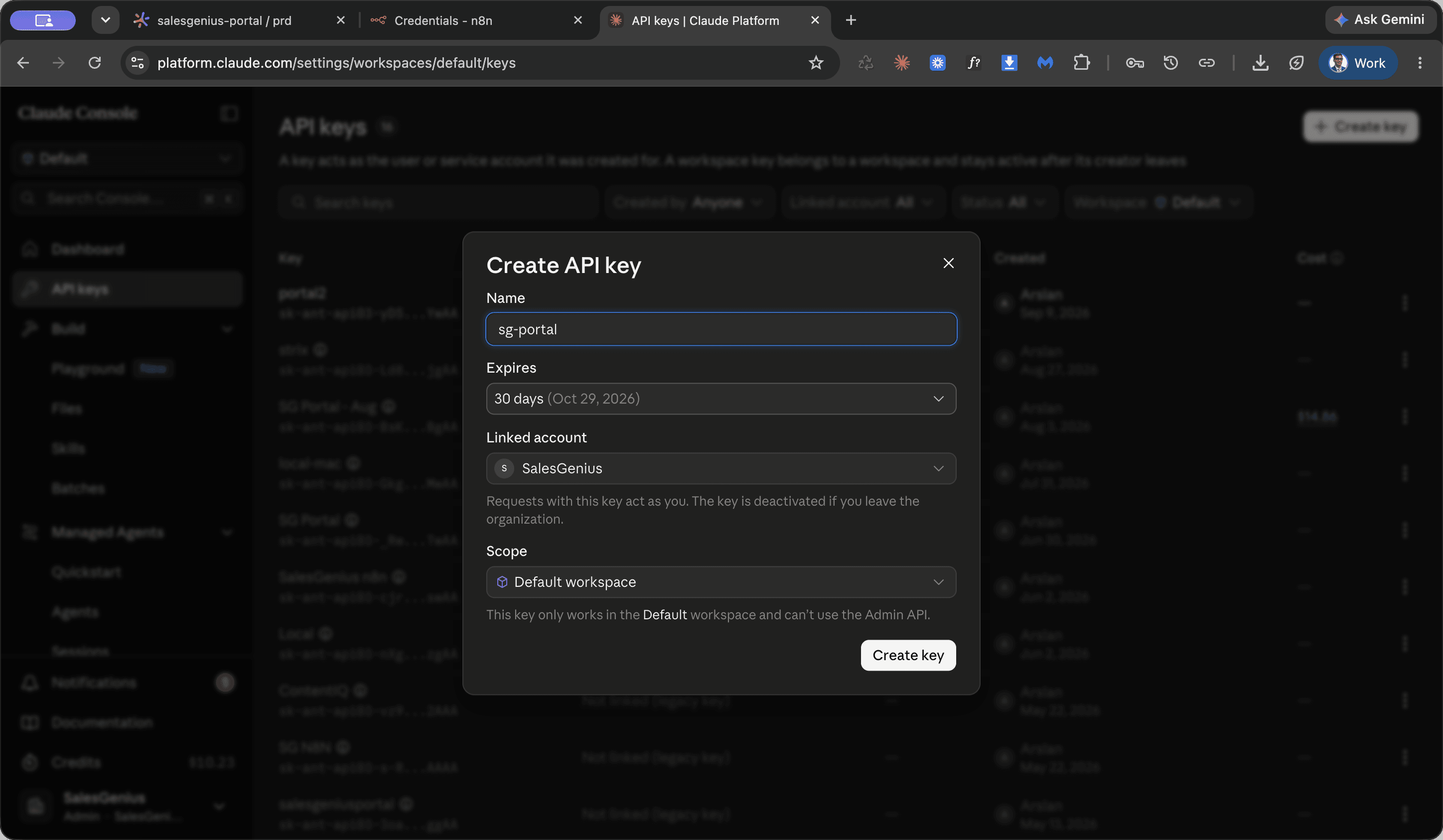Step #4: Click the Expires dropdown and select Never.