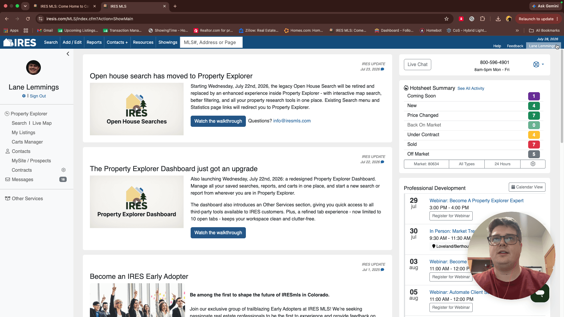 Step #4: Click your user profile name in the top right corner.