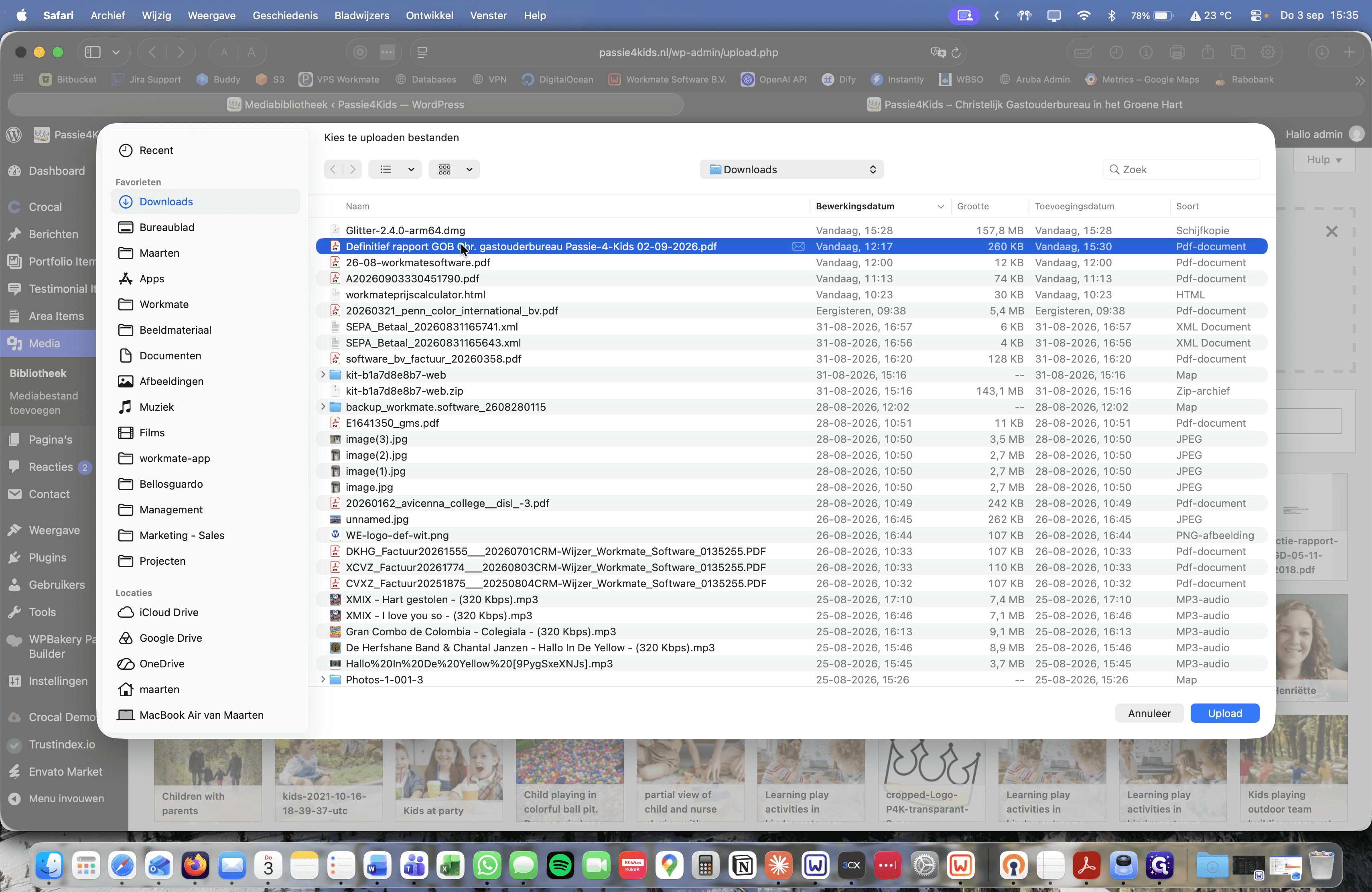 Step #12: Dubbelklik op het gewenste PDF-document op je computer om het te uploaden.