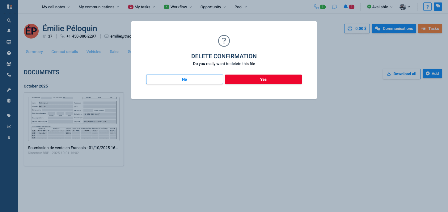 Step #11: Click Yes to confirm