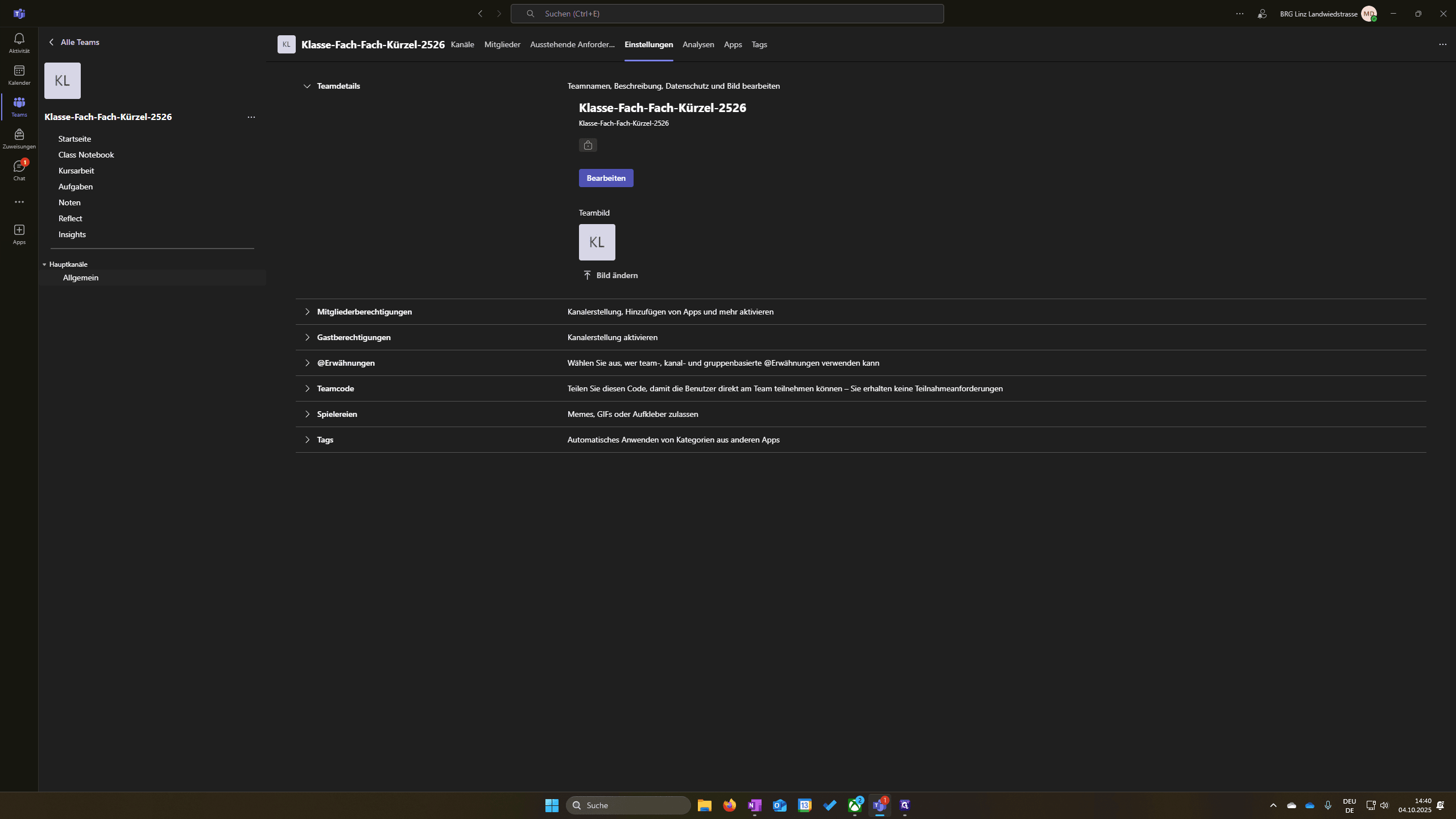 Step #14: Klicken Sie auf "> Teamcode"
