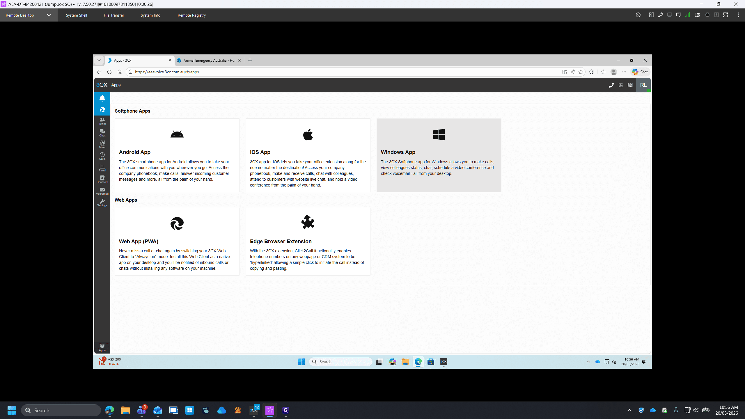 Step #5: Click on Windows App
