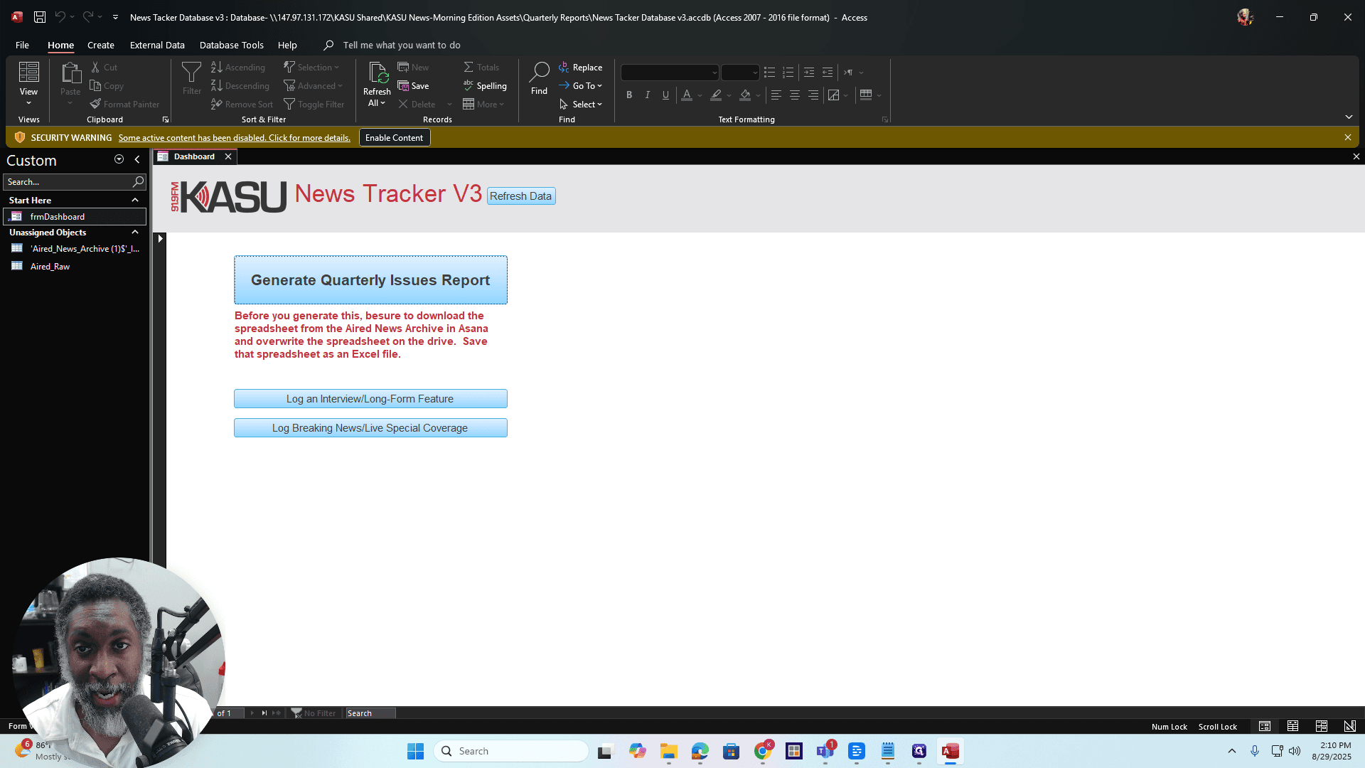 Step #27: Click on "Enable Content"
