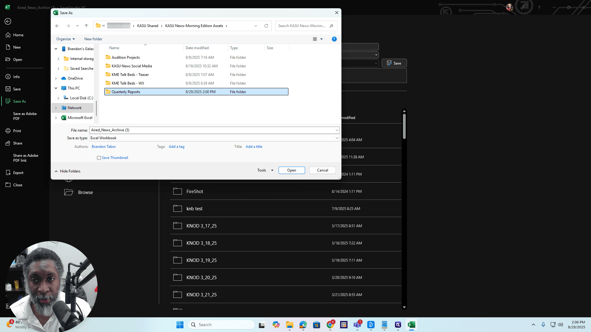 Step #19: Double-click on "Quarterly Reports"