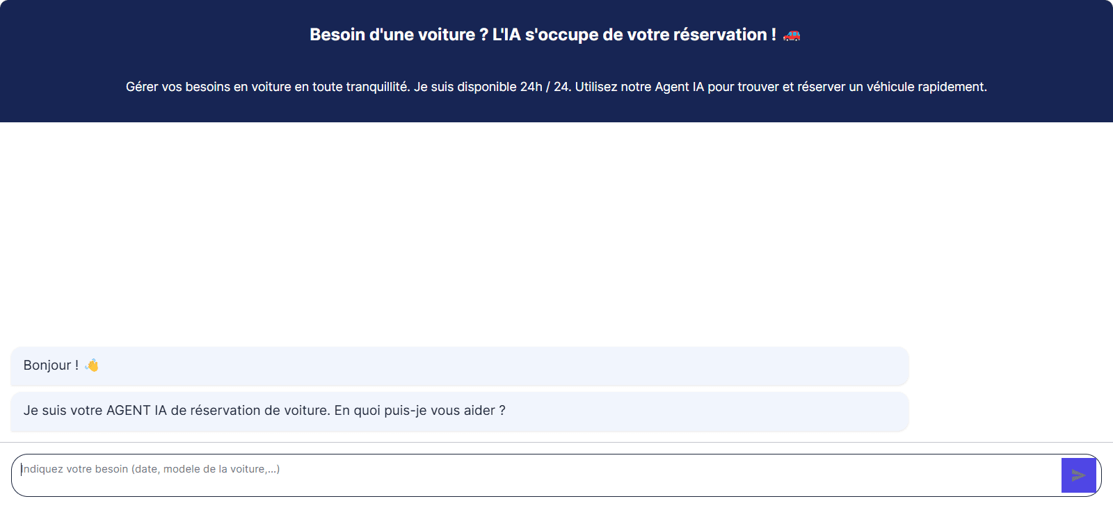 Step #1: Cliquez sur "voiture"