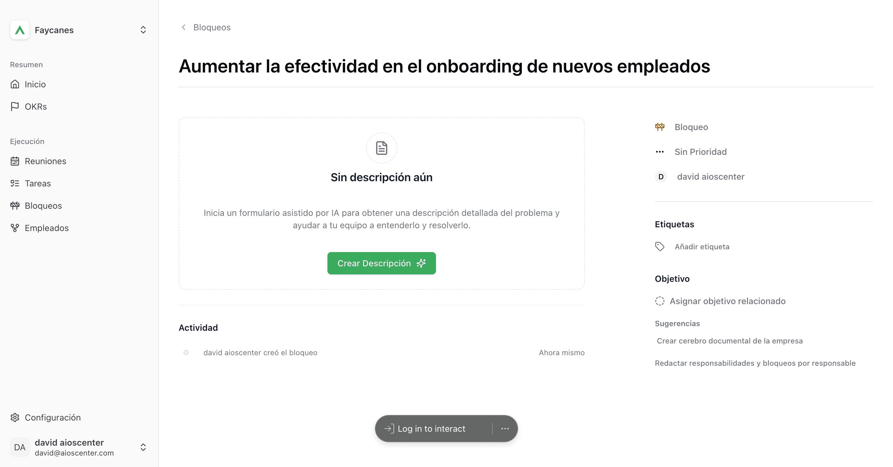 Step #56: Hagan clic en "Crear Descripción ✩ *"