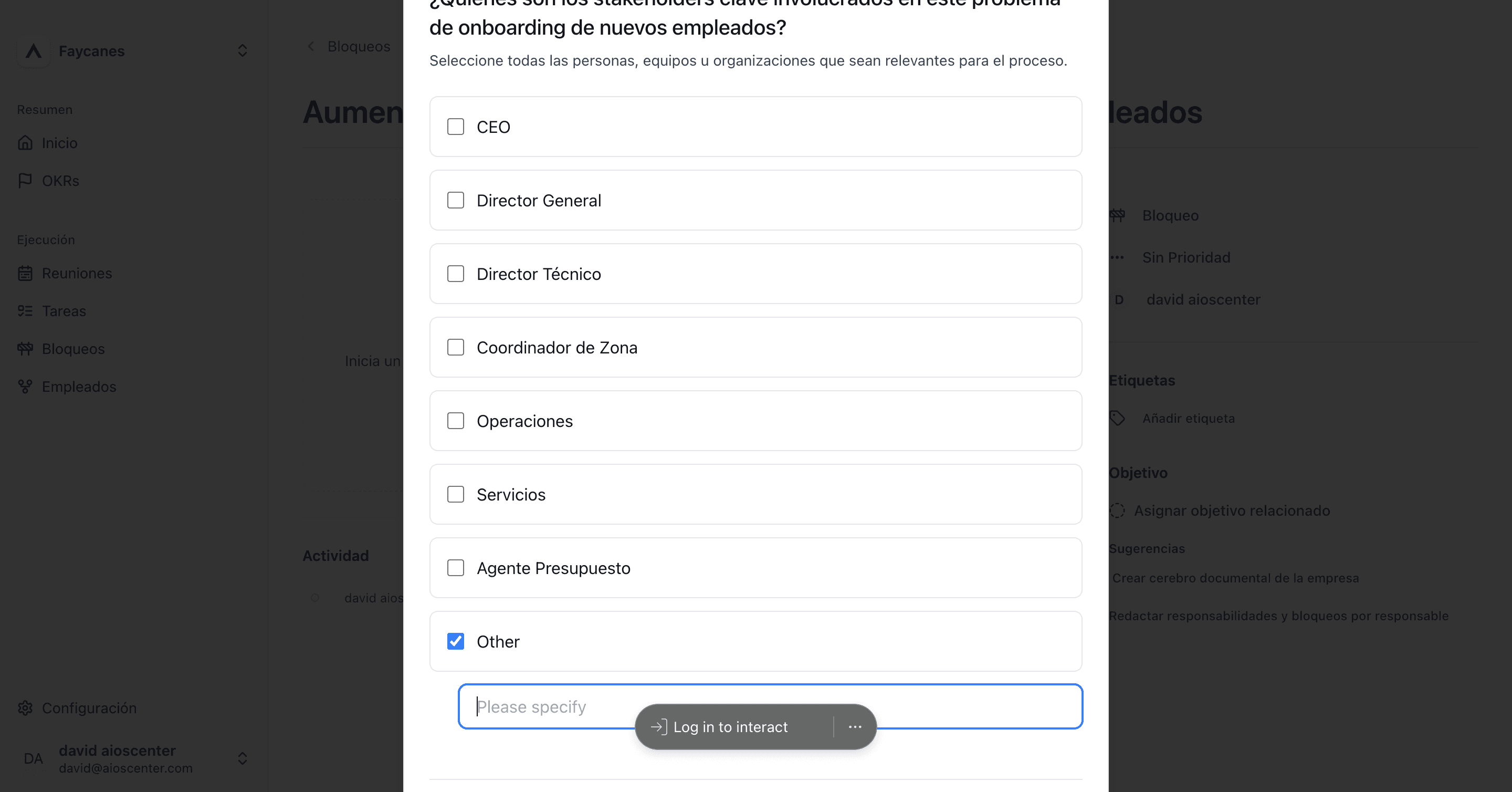 Step #64: Hagan clic en "Please specify"