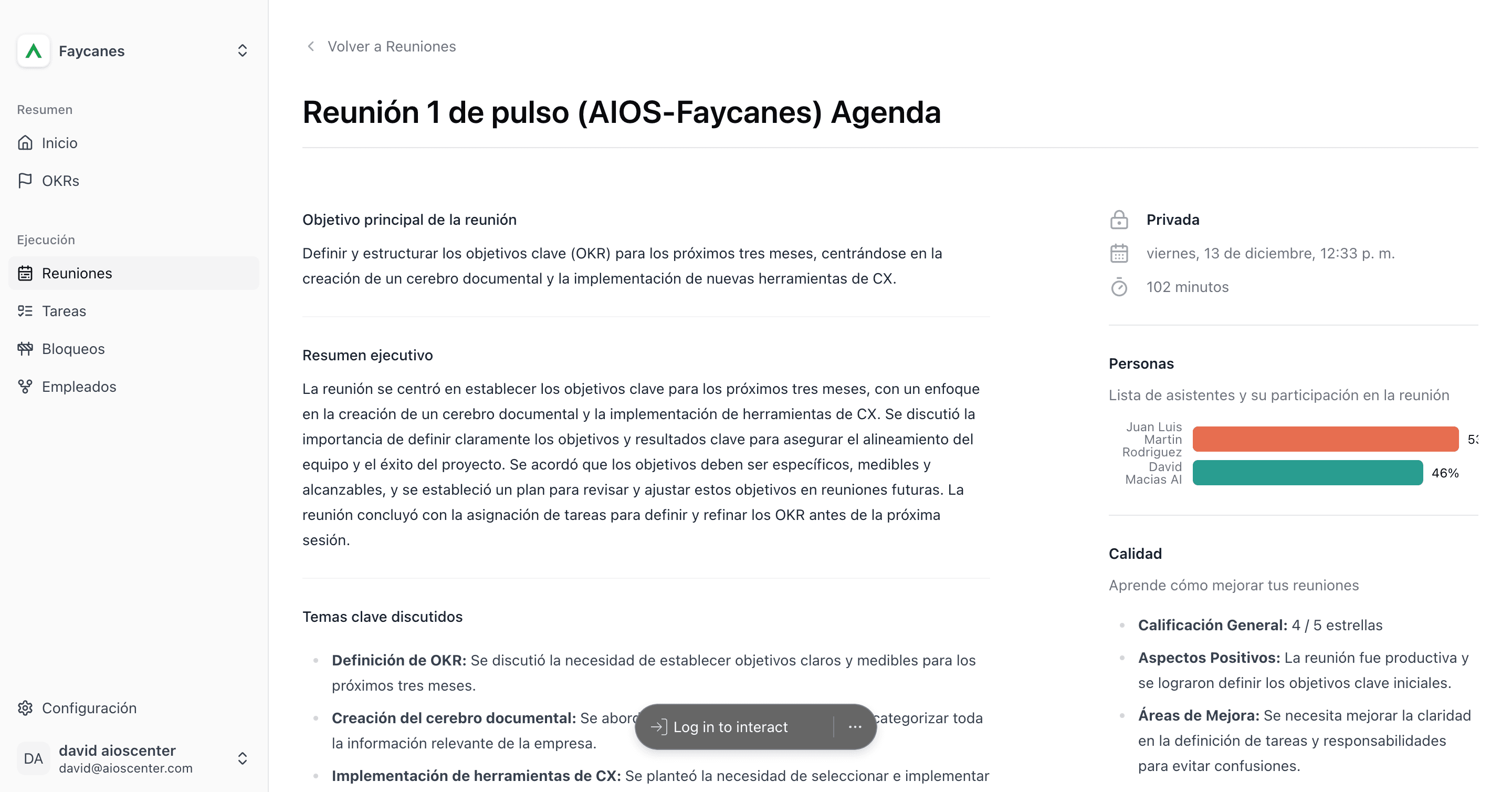 Step #25: Hagan clic en "Reuniones"