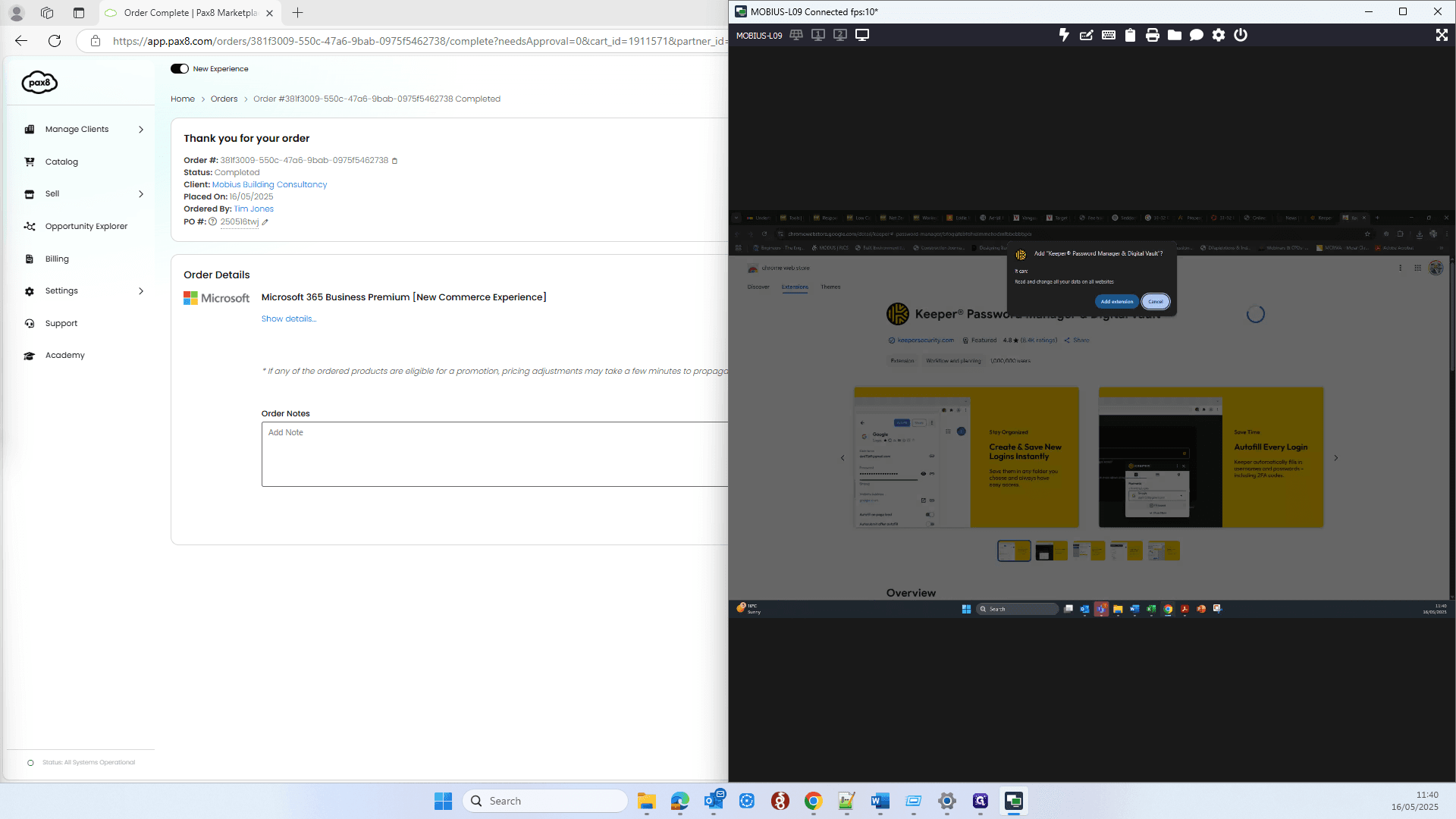 Step #41: Click on "Add extension"