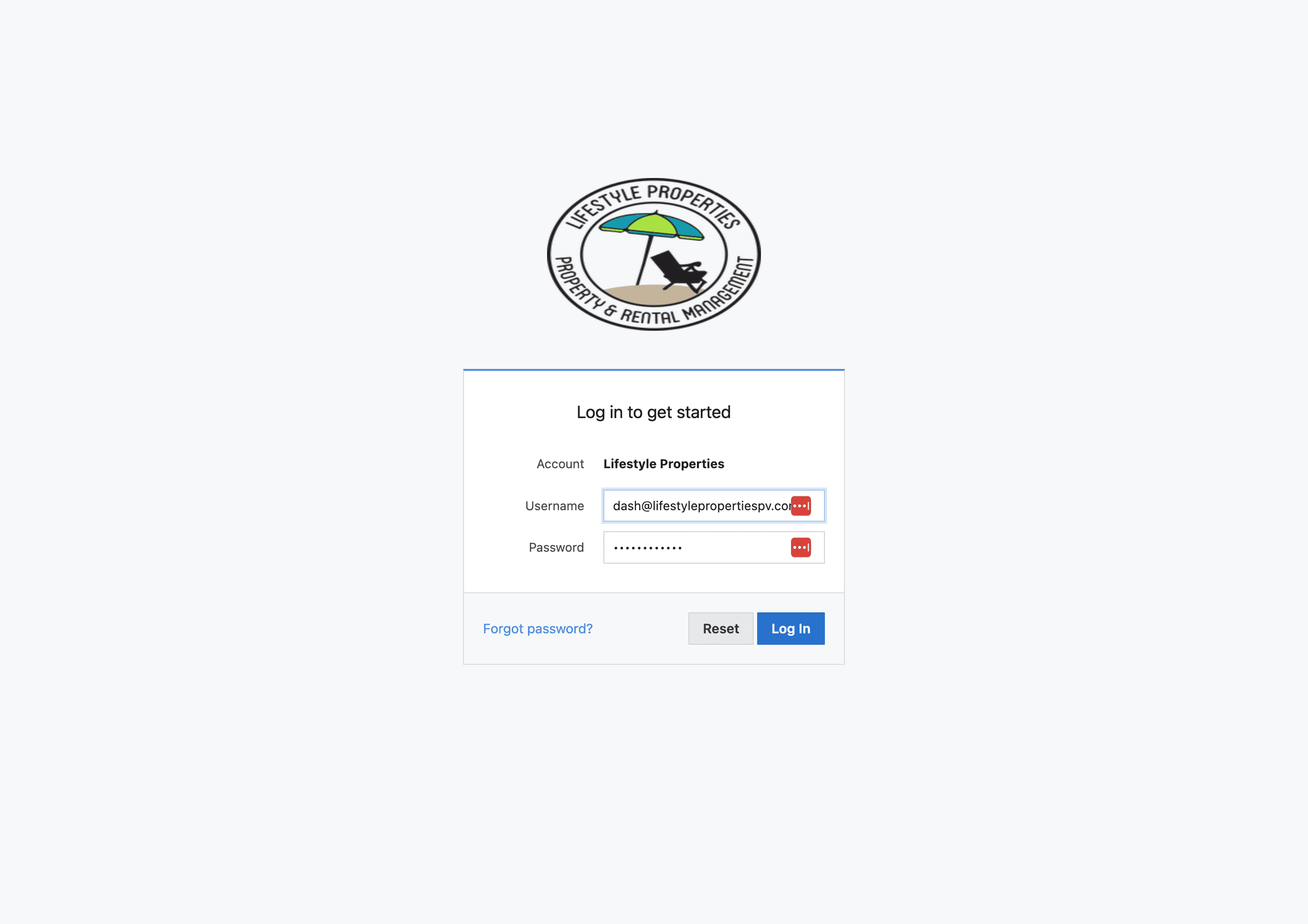 Step #4: Click on "Log In"