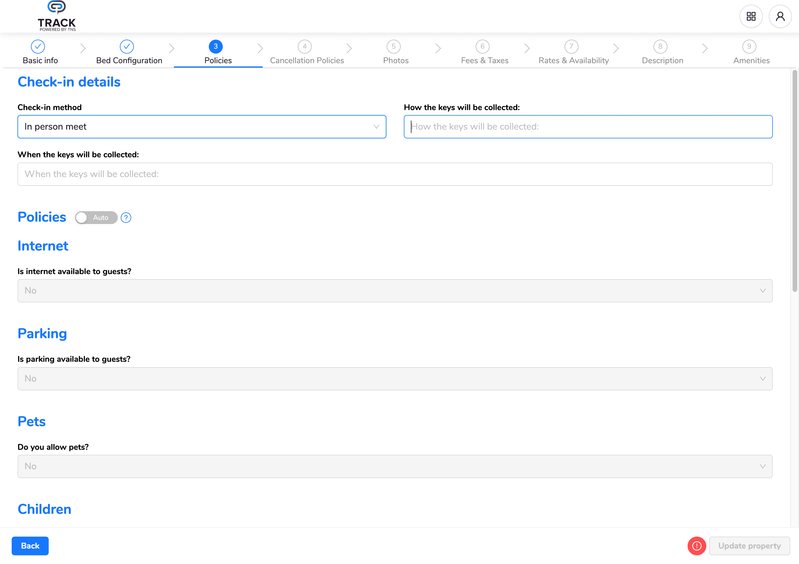 Step #112: Click on "How the keys will be collected"