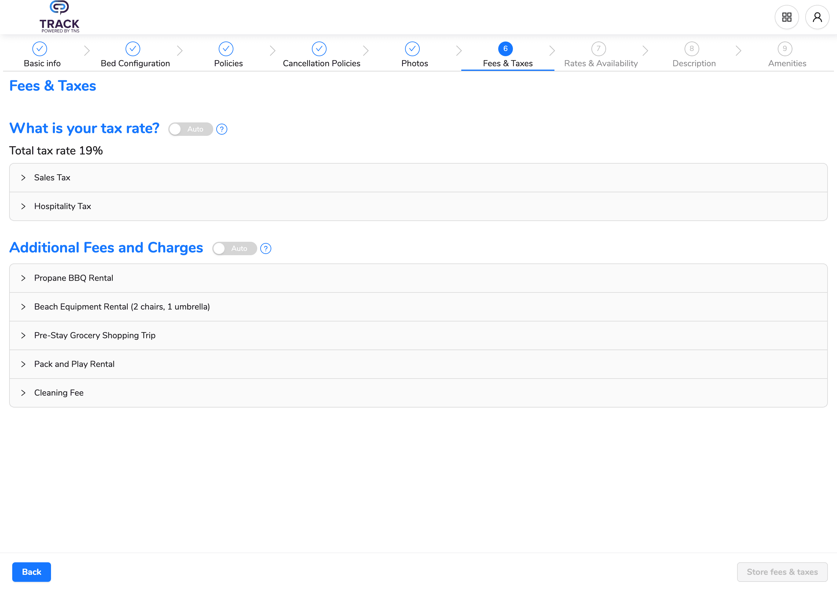 Step #145: Click on "Cleaning Fee"