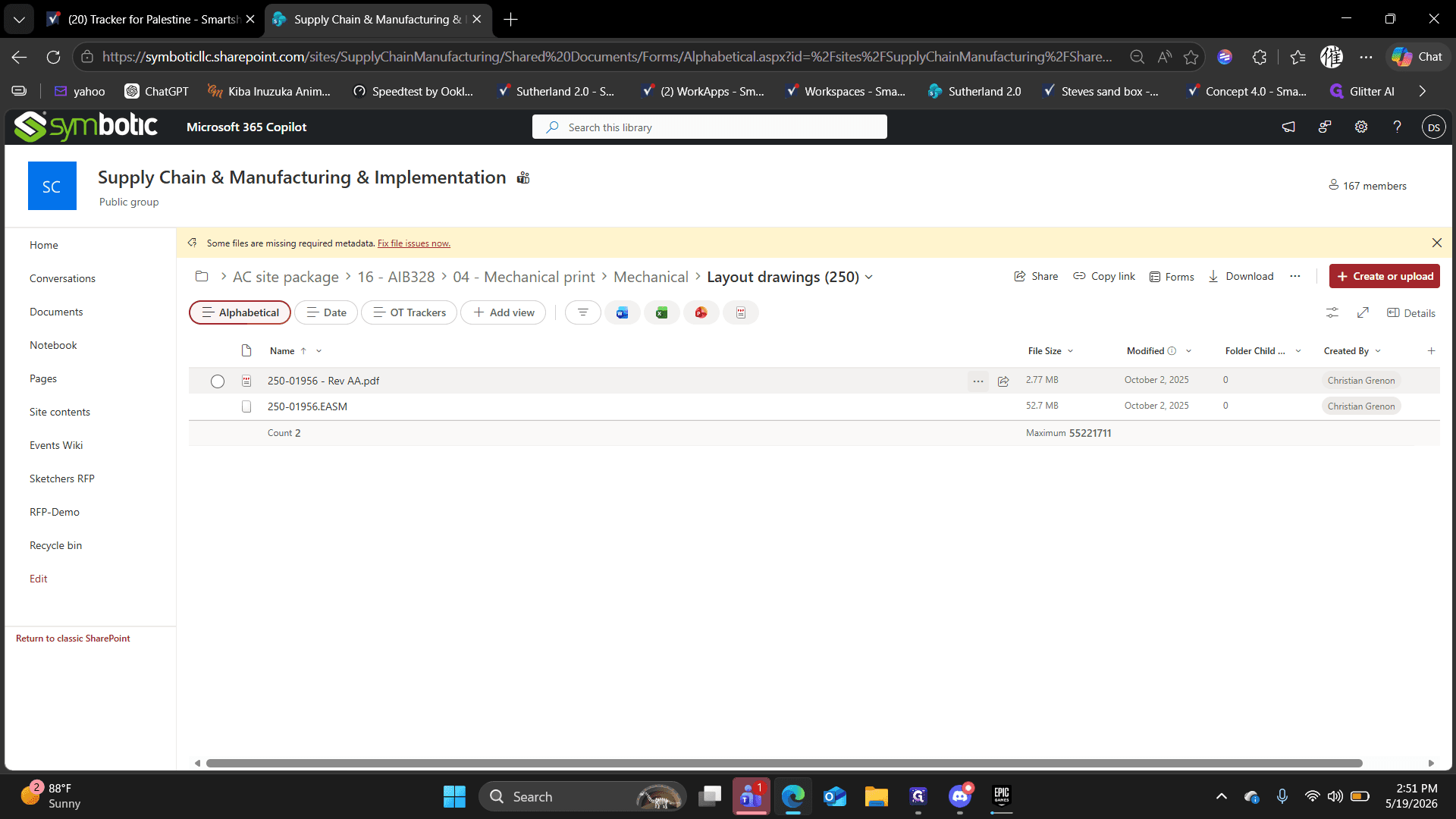 Step #5: Right-click or open the context menu for the target PDF layout document in the file list.