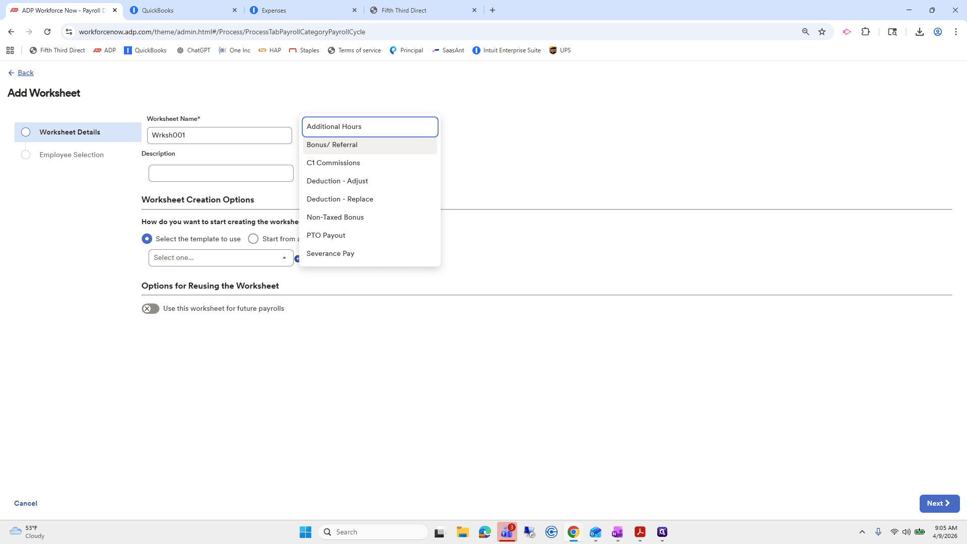 Step #41: Click on "Bonus / Referral"