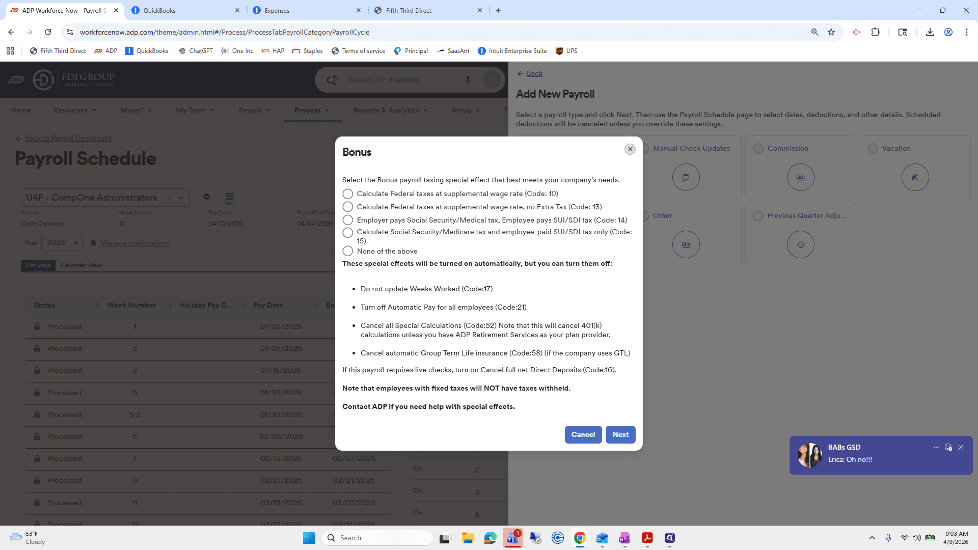 Step #12: Click on "Cancel"