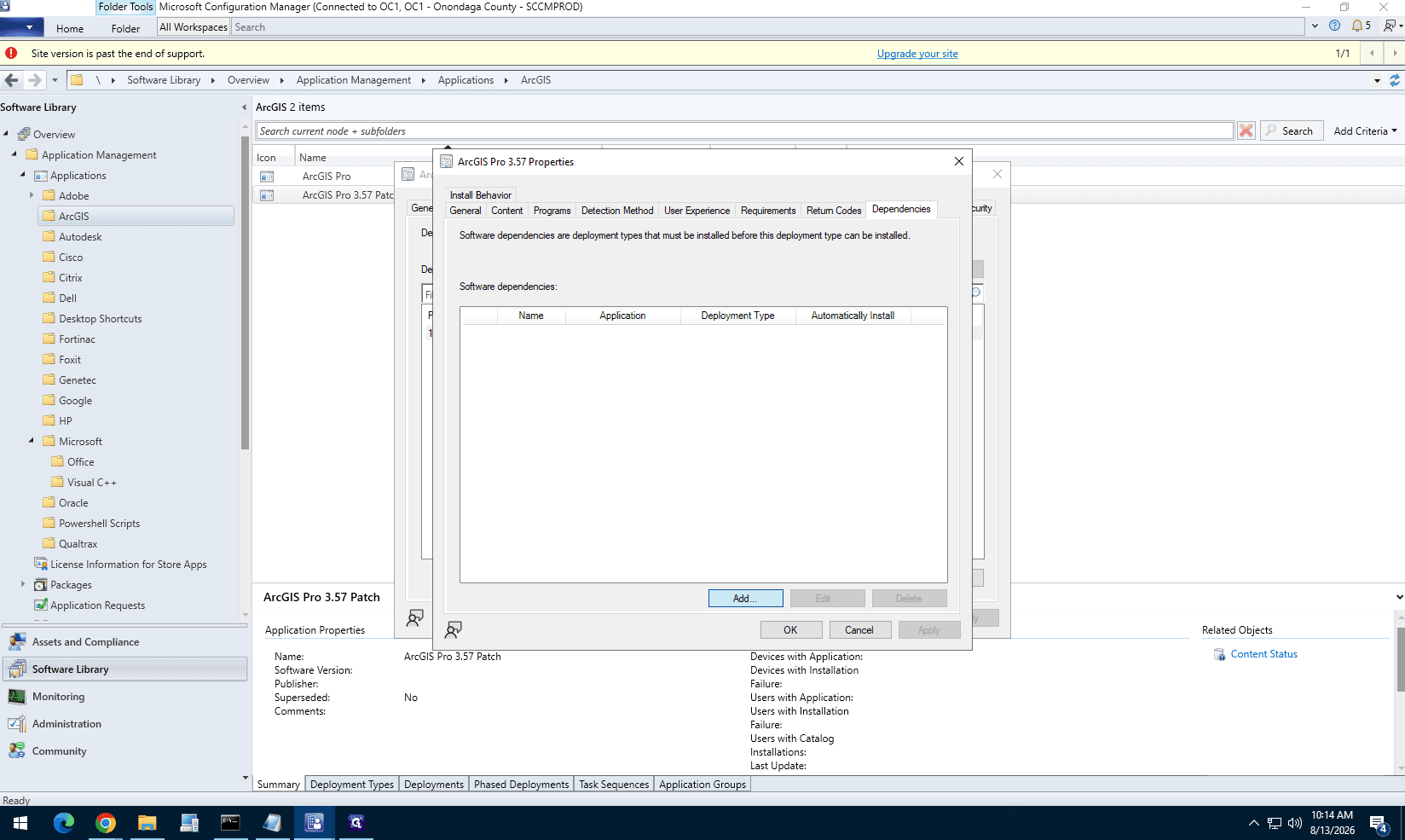 Step #31: Click Add to create a new dependency group.