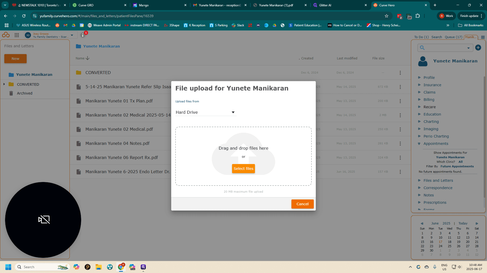 Step #16: Click on "Select files"