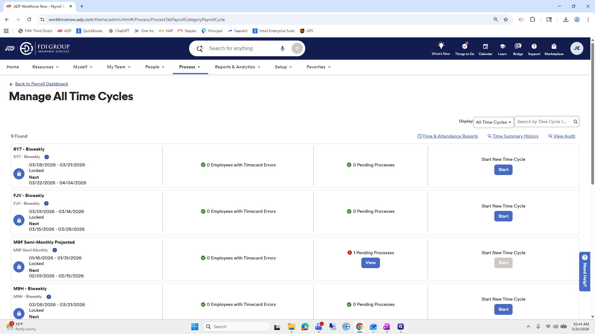 Step #118: Click on "← Back to Payroll Dashboard"