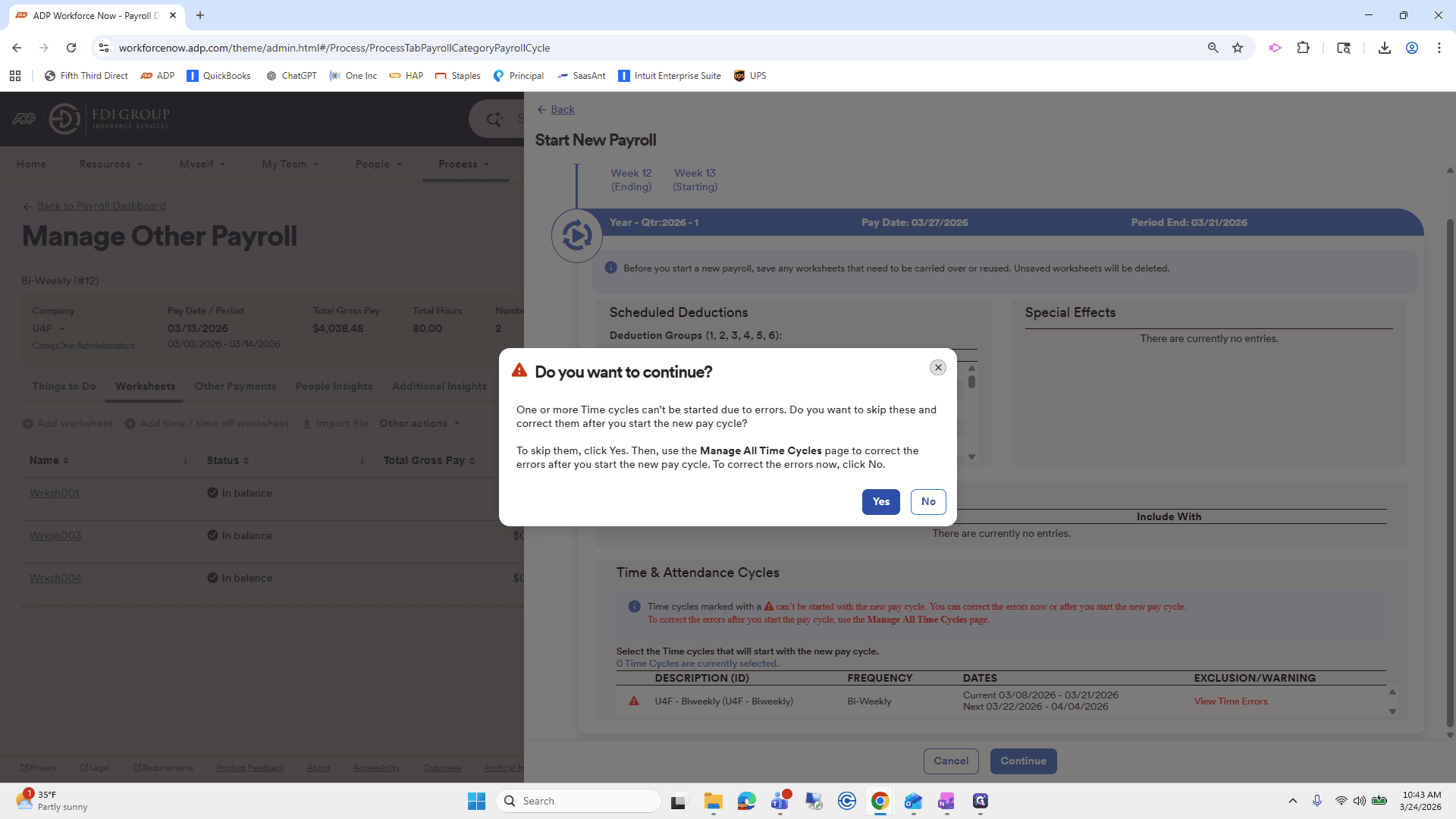 Step #110: Click on "Yes"