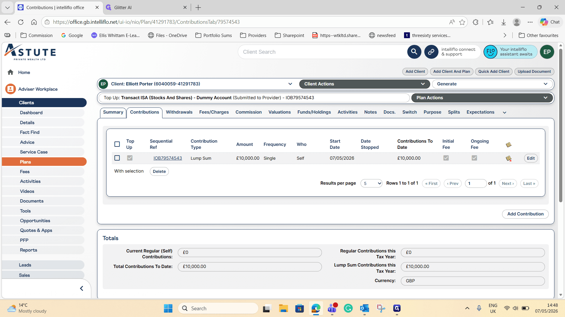Step #8: Return to the Summary tab.