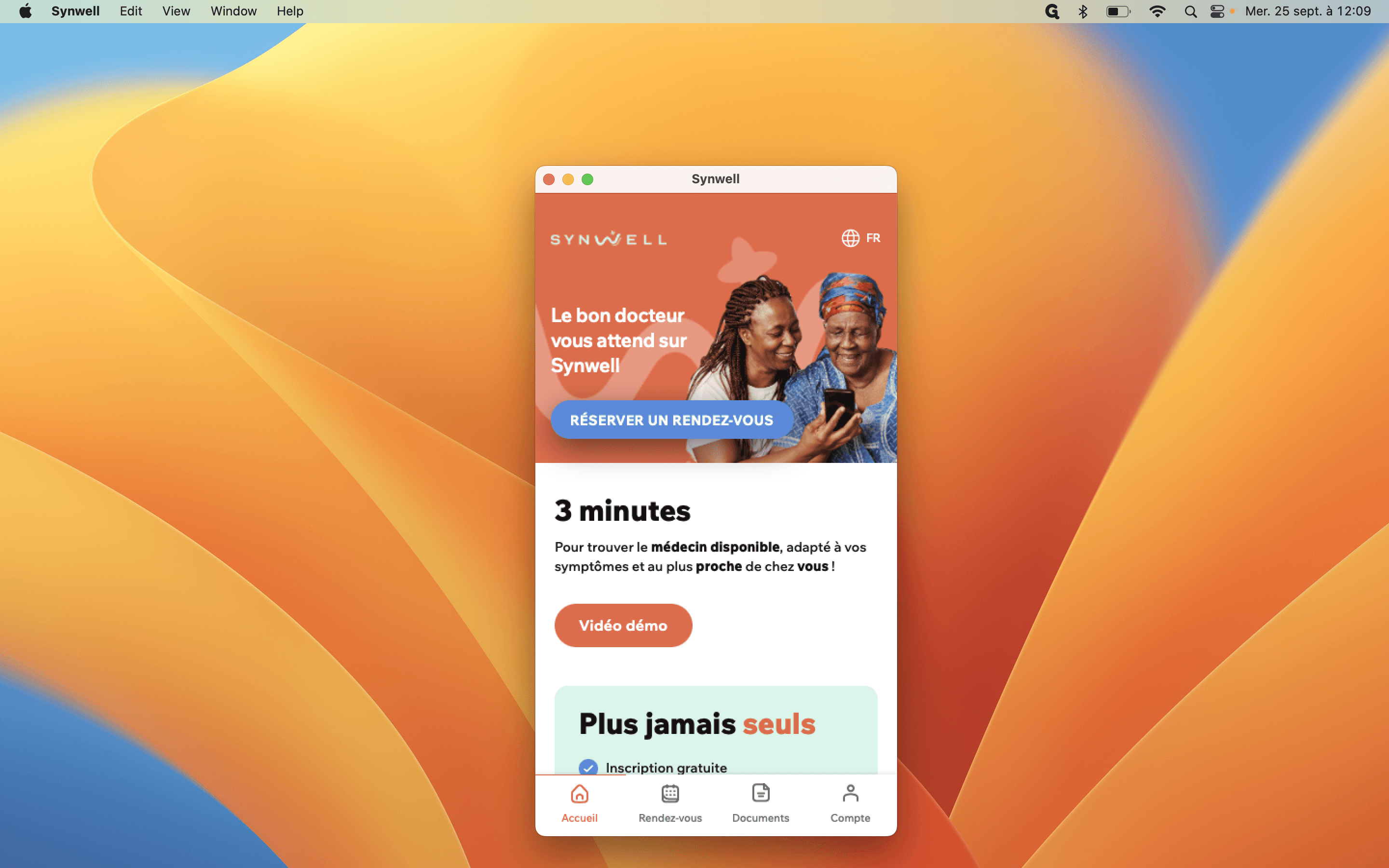 Step #2: Cliquez sur "Compte"