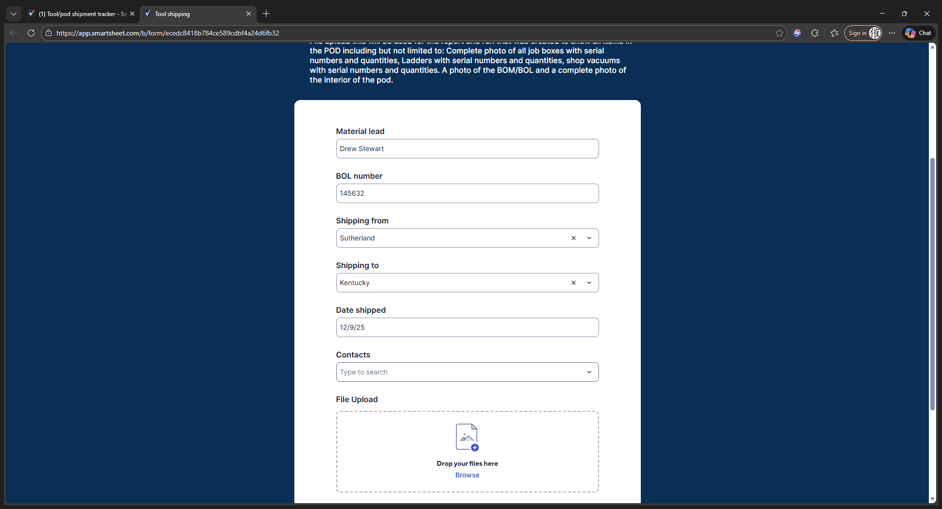 Step #7: Click on "Contacts"