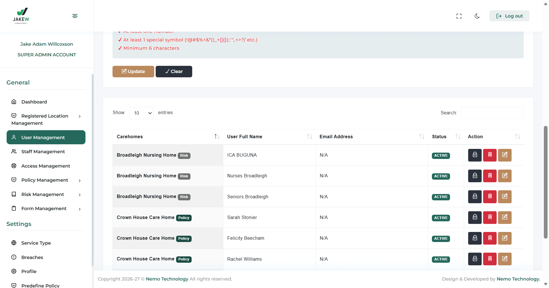 Step #19: Click User Management